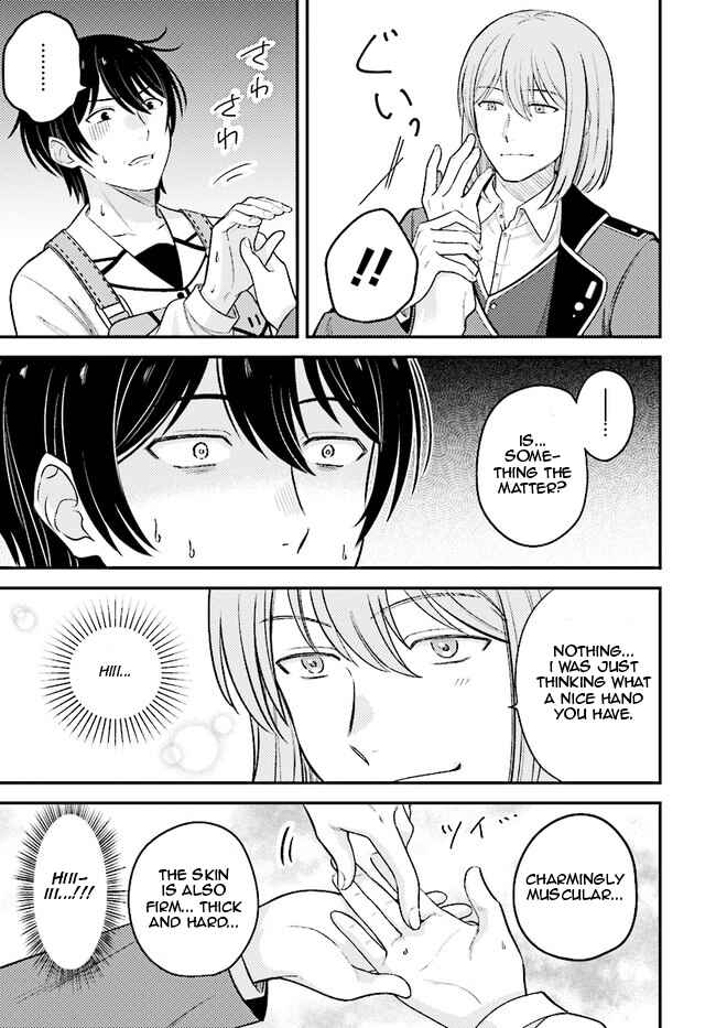 Page 13 Chapter 9.1 Kyuutei Kajishi no Shiawase na Nichijou: Black na Shokuba wo Tsuihou Saretaga, Ringoku de Koushaku Reijou ni Dekiaisarenagara White na Seikatsu Okurimasu