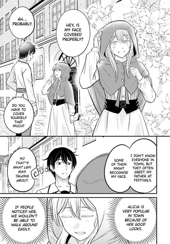 Page 14 Chapter 4.1 Kyuutei Kajishi no Shiawase na Nichijou: Black na Shokuba wo Tsuihou Saretaga, Ringoku de Koushaku Reijou ni Dekiaisarenagara White na Seikatsu Okurimasu