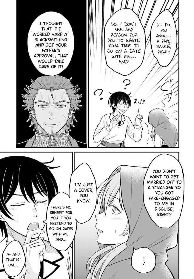 Page 16 Chapter 4.1 Kyuutei Kajishi no Shiawase na Nichijou: Black na Shokuba wo Tsuihou Saretaga, Ringoku de Koushaku Reijou ni Dekiaisarenagara White na Seikatsu Okurimasu