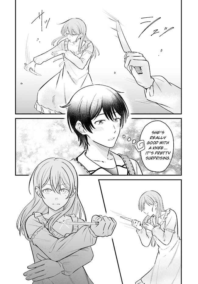 Page 5 Chapter 4.1 Kyuutei Kajishi no Shiawase na Nichijou: Black na Shokuba wo Tsuihou Saretaga, Ringoku de Koushaku Reijou ni Dekiaisarenagara White na Seikatsu Okurimasu
