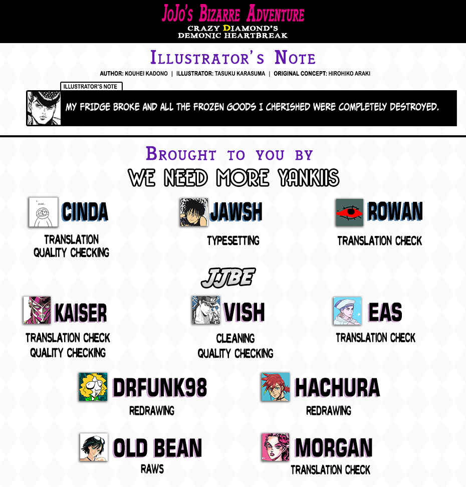 Page 32 Chapter 7 JoJo’s Bizarre Adventure: Shining Diamond’s Demonic Heartbreak