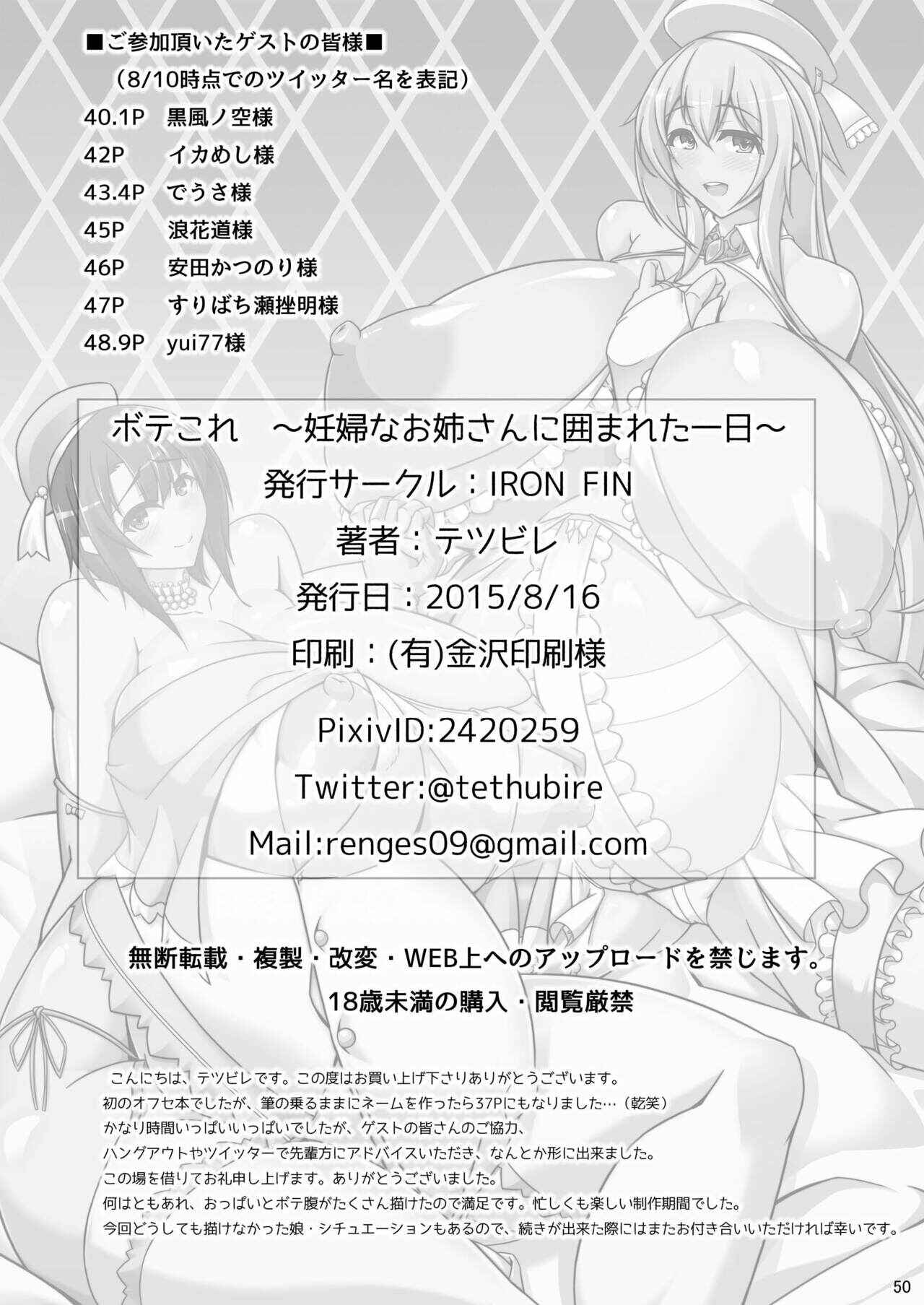 Page 48 Chapter Unknown_05de Kantai Collection -KanColle- Bote Colle ~Ninpu na Onee-san ni Kakomareta Ichinichi~ (Doujinshi)