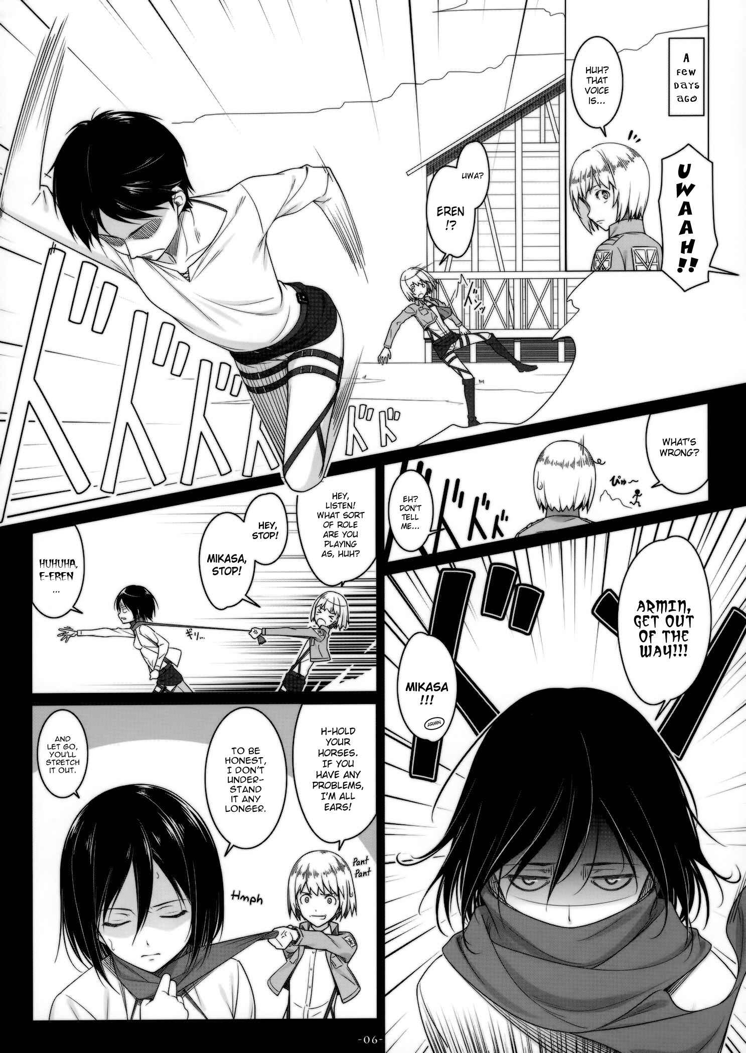 Page 5 Chapter Unknown_0280 Shingeki no Kyojin - ATTACK ON MIKASA! (Doujinshi)
