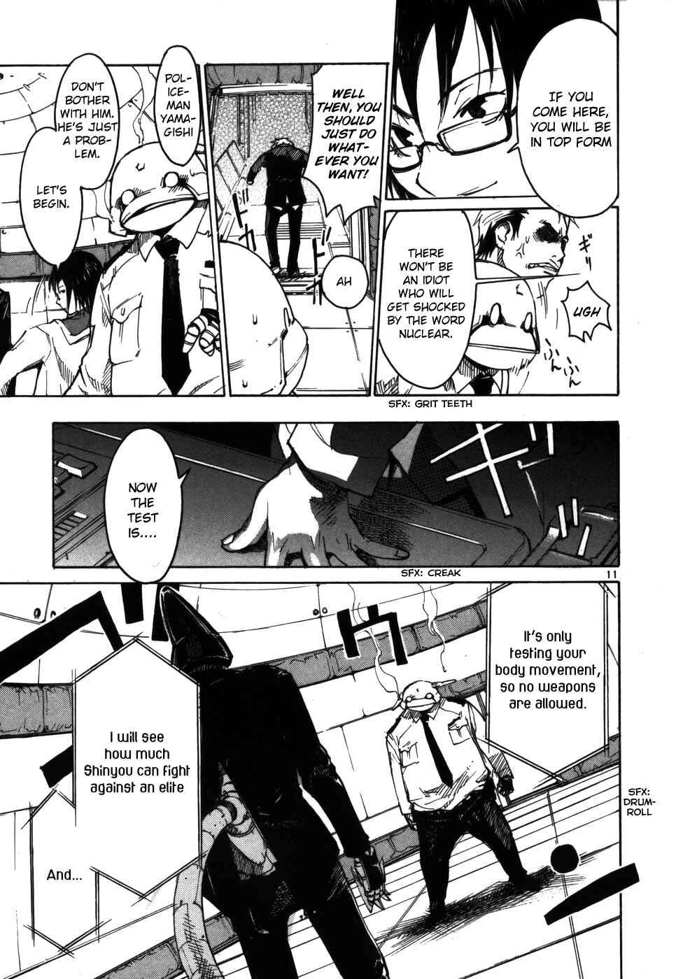 Page 11 Chapter 4 Monju: The Cop of Justice