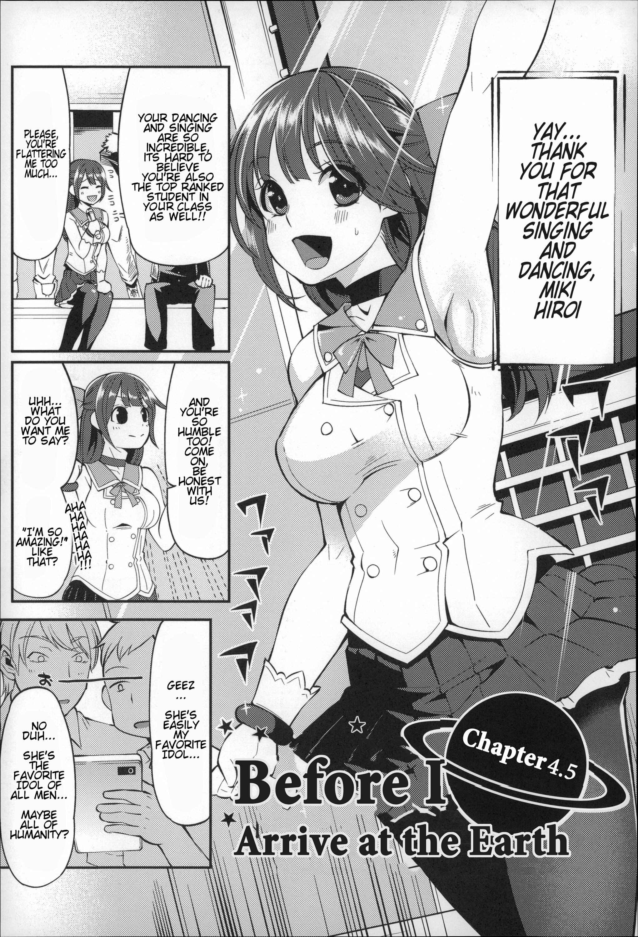 Page 1 Chapter 4.5 Before I Arrive at The Earth