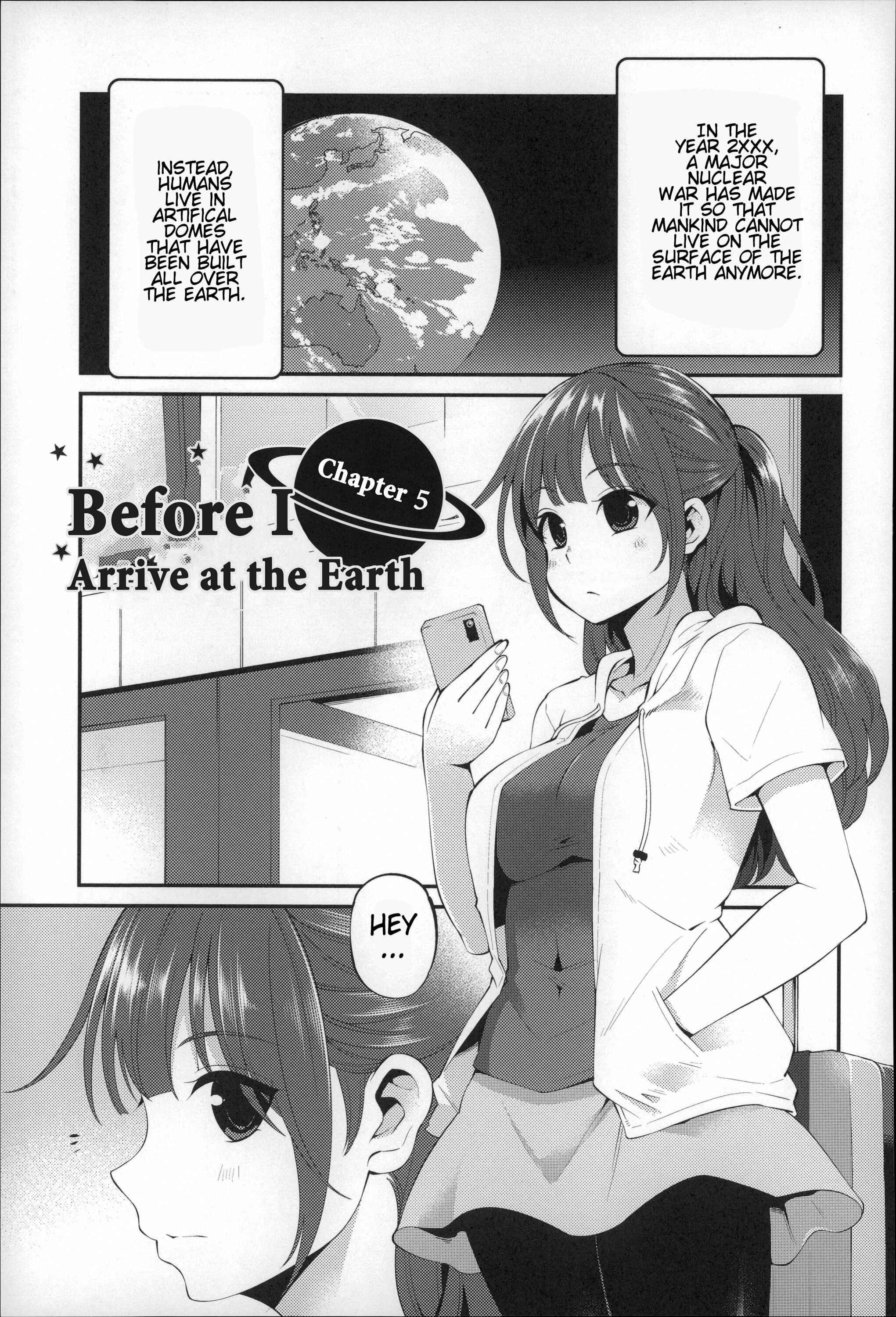 Page 1 Chapter 5 Before I Arrive at The Earth