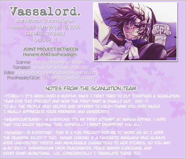 Page 1 Chapter 3 Vassalord.