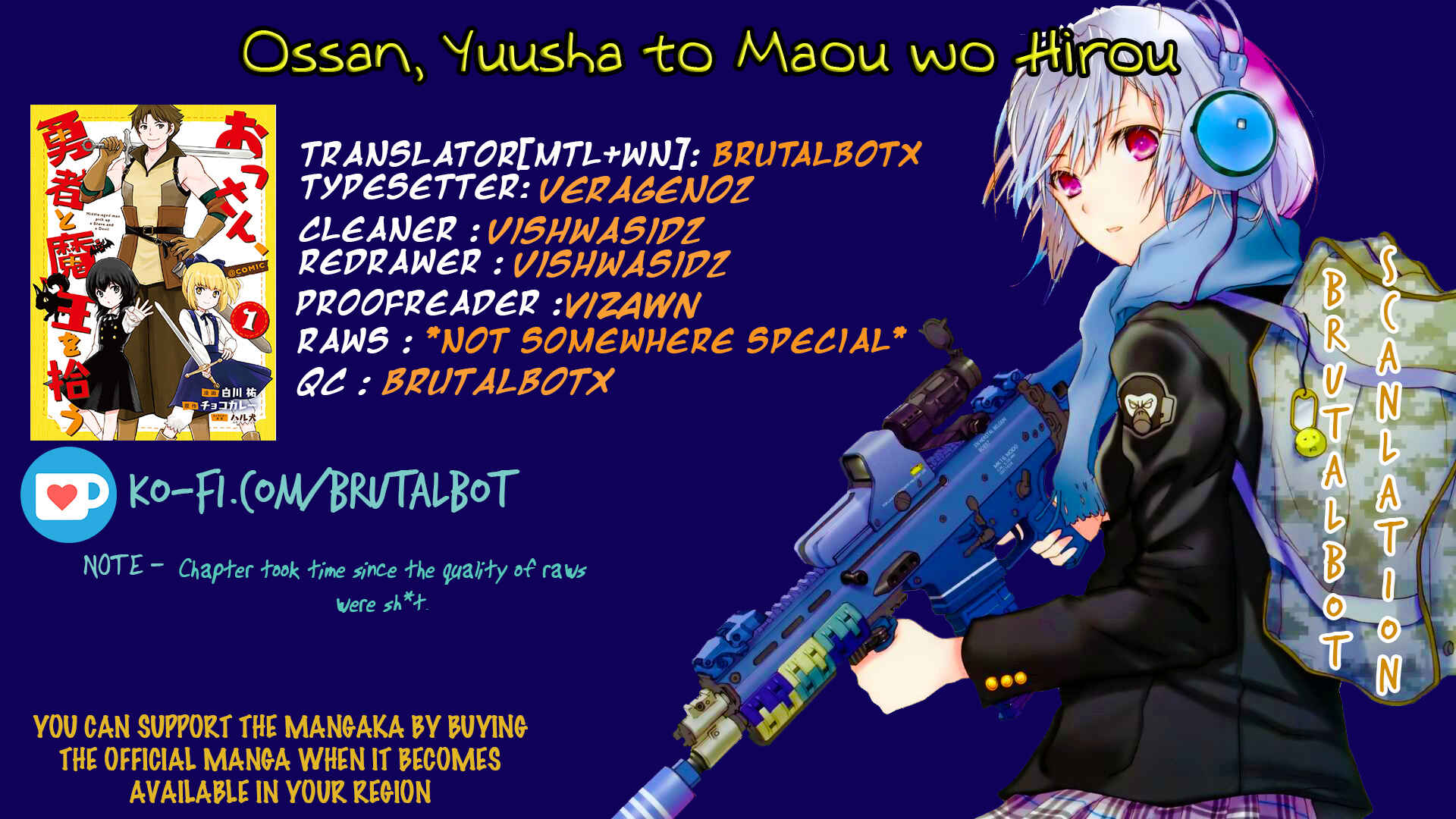 Page 1 Chapter 3.2 Ossan, Yuusha to Maou wo Hirou