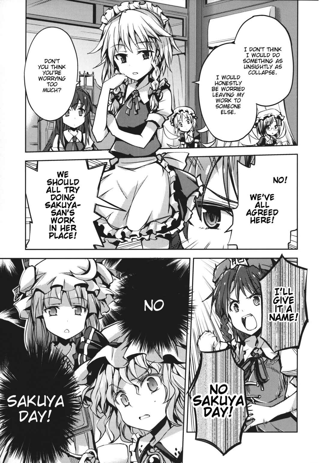 Page 4 Chapter Unknown_8c73 Touhou - Kyou wa No Sakuya Day!