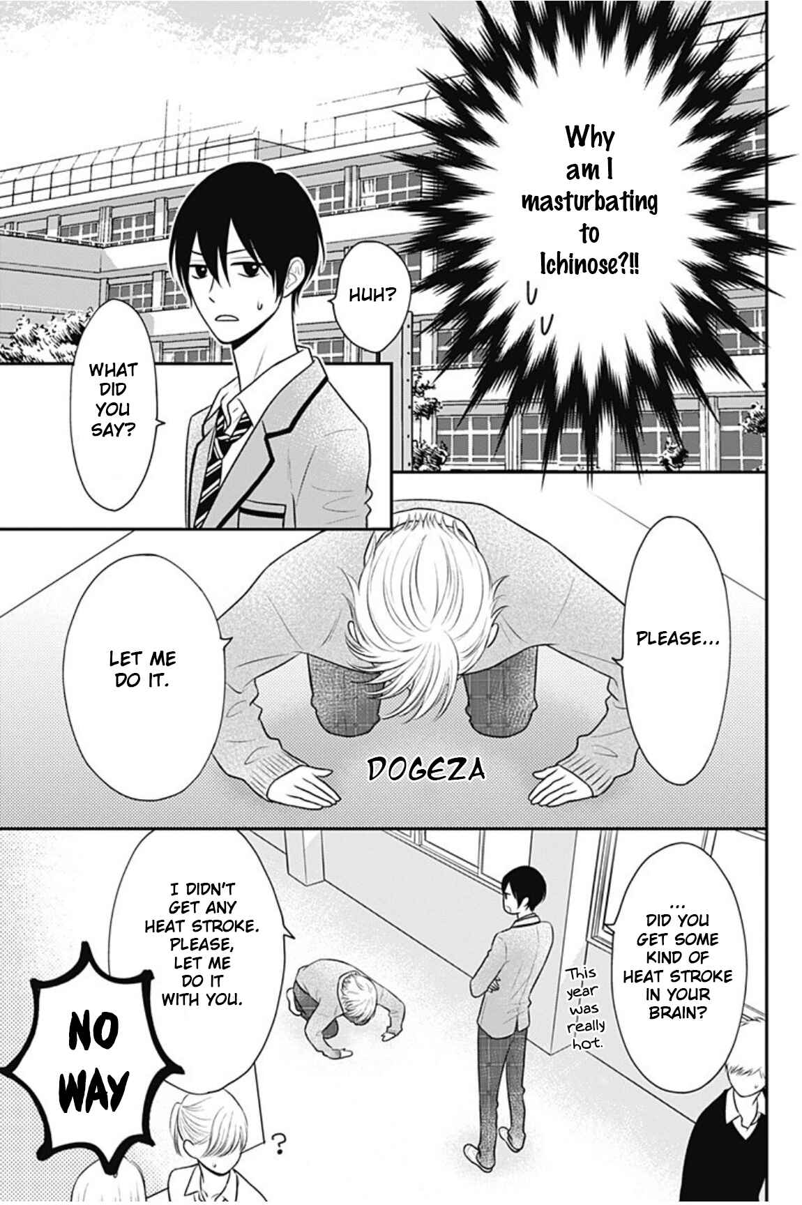 Page 8 Chapter 9 Ichinose-kun wa Koufun Dekinai