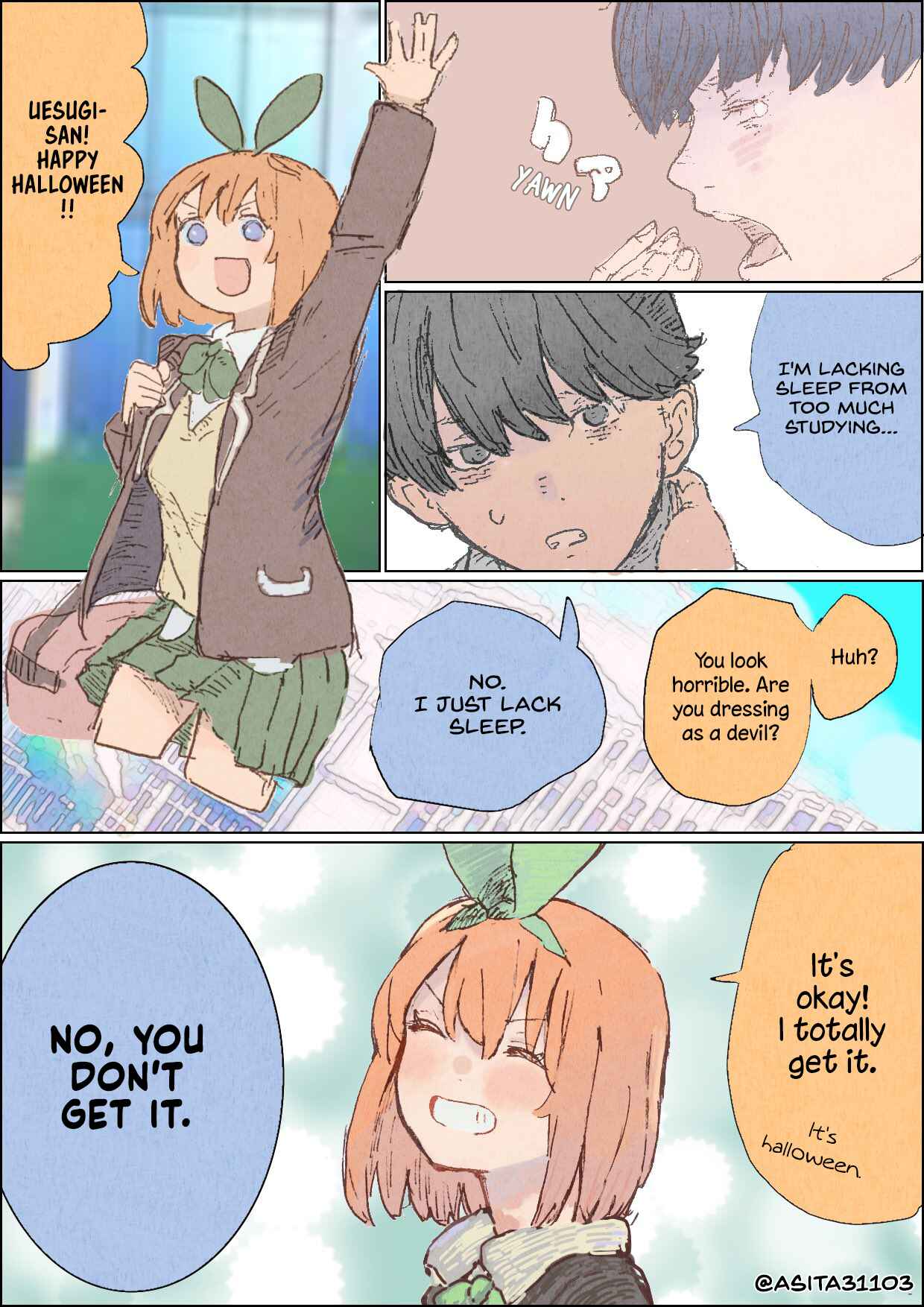 Page 2 Chapter Unknown_9350 5Toubun no Hanayome - Halloween (Doujinshi)