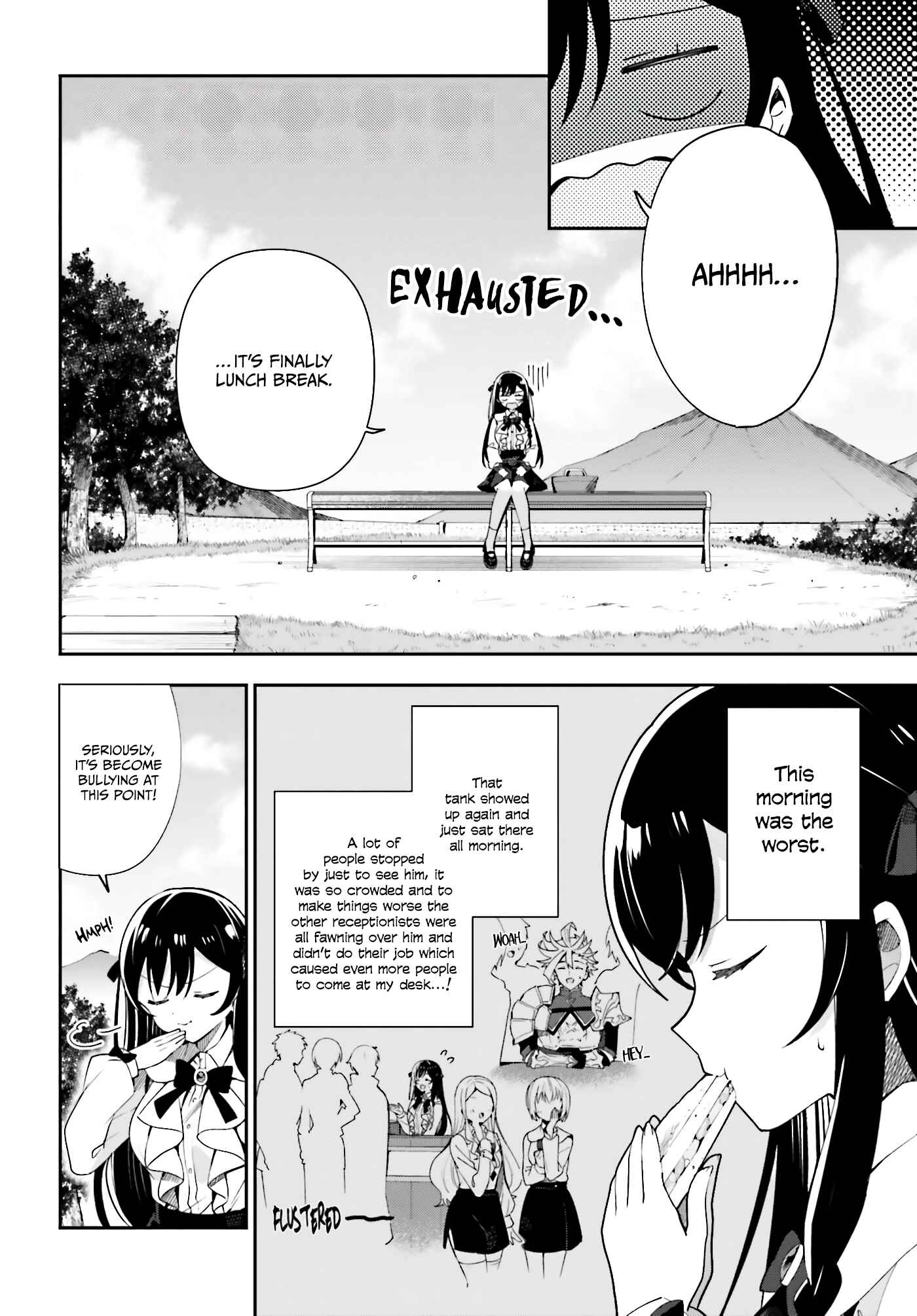 Page 7 Chapter 4 Guild no Uketsukejou Desu ga, Zangyou wa Iya Nanode Boss wo Solo Toubatsu Shiyou to Omoimasu