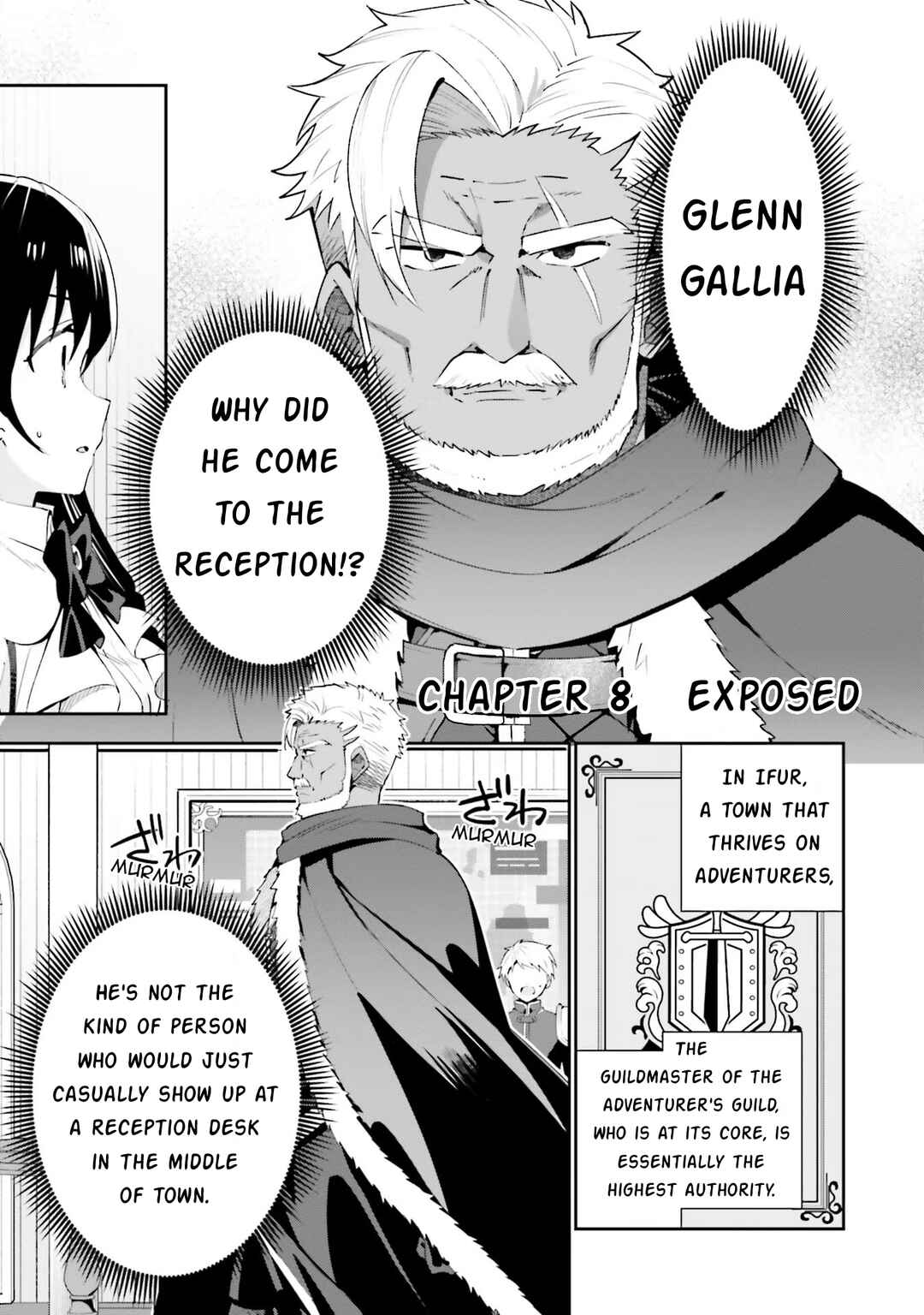 Page 1 Chapter 8 Guild no Uketsukejou Desu ga, Zangyou wa Iya Nanode Boss wo Solo Toubatsu Shiyou to Omoimasu