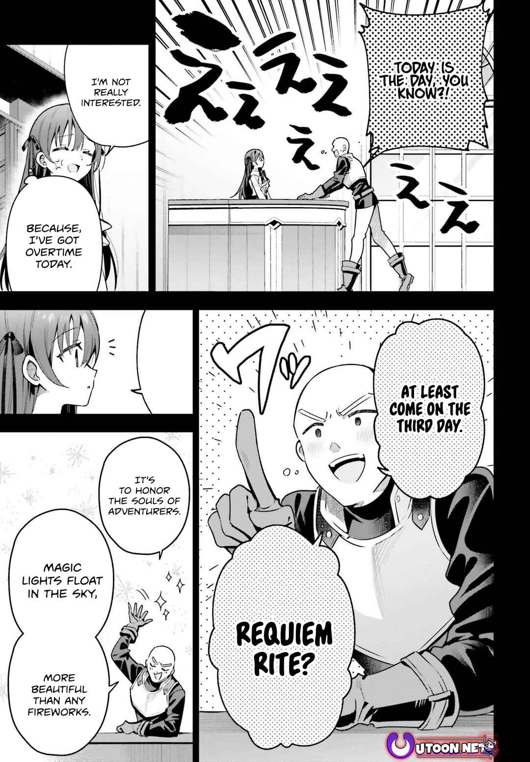 Page 10 Chapter 37 Guild no Uketsukejou Desu ga, Zangyou wa Iya Nanode Boss wo Solo Toubatsu Shiyou to Omoimasu