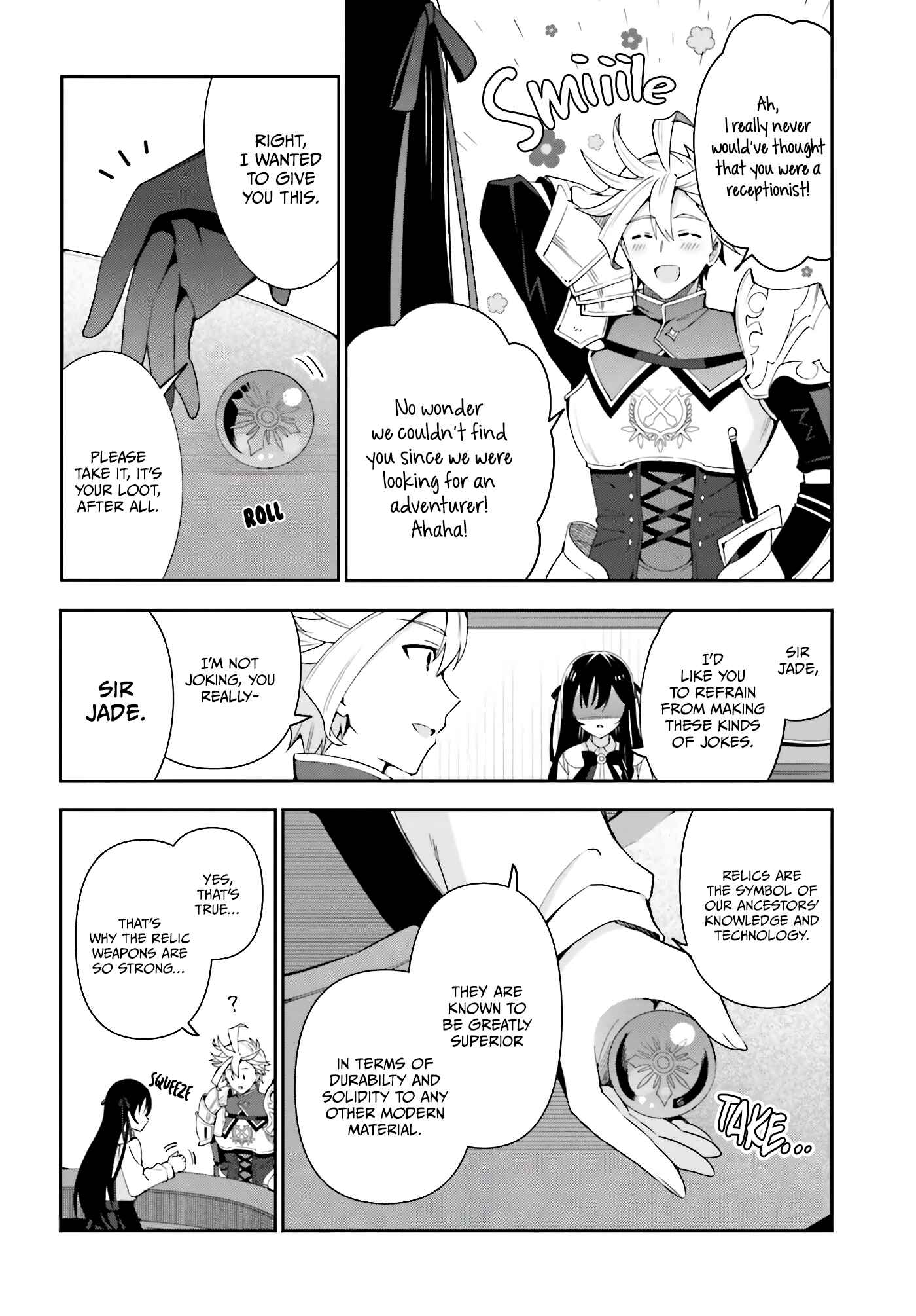 Page 11 Chapter 3 Guild no Uketsukejou Desu ga, Zangyou wa Iya Nanode Boss wo Solo Toubatsu Shiyou to Omoimasu