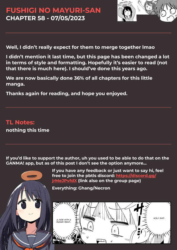 Page 5 Chapter 58 Fushigi no Mayuri-san
