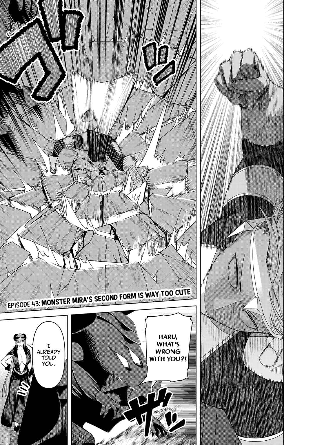 Page 1 Chapter 43 Kaijin Mira no Dai 2 Keitai ga Kawaisugiru