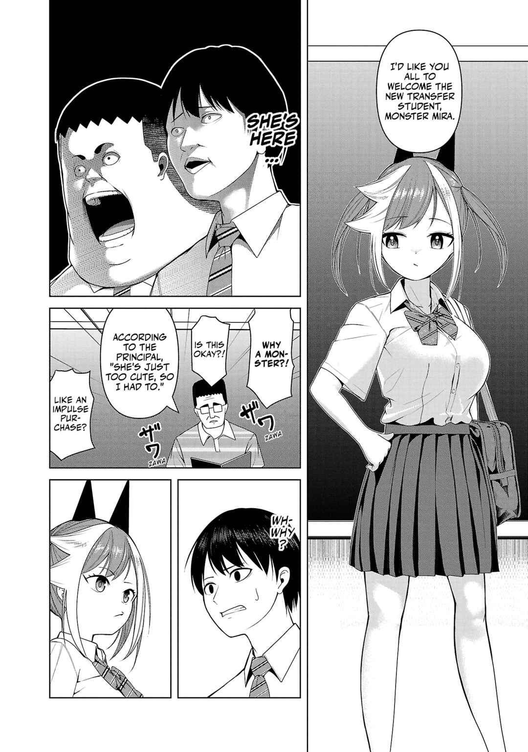 Page 4 Chapter 3 Kaijin Mira no Dai 2 Keitai ga Kawaisugiru