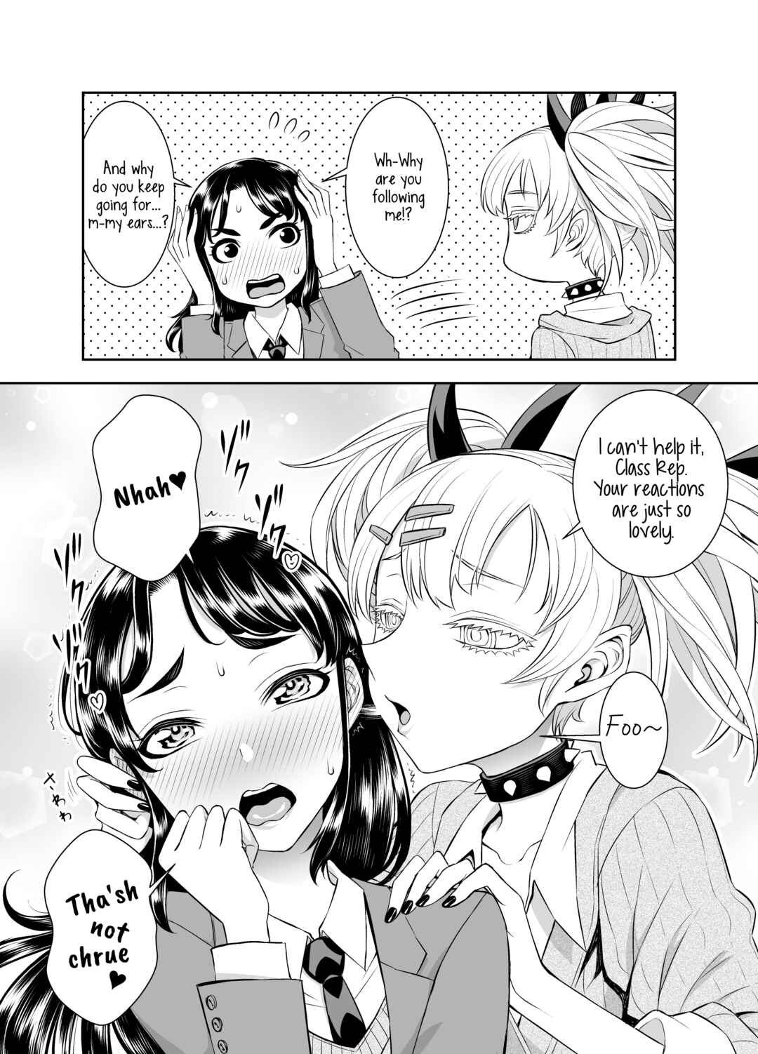 Page 1 Chapter 4 The Class Rep With Weak Ears and The Punk Gyaru-chan Who Attacks Ears