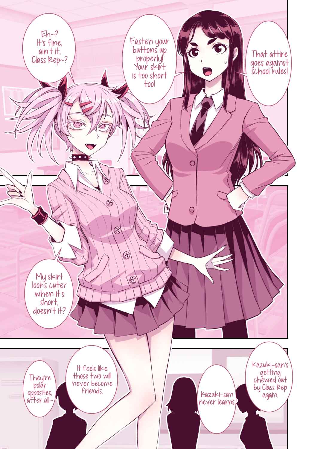 Page 1 Chapter 15.8 The Class Rep With Weak Ears and The Punk Gyaru-chan Who Attacks Ears