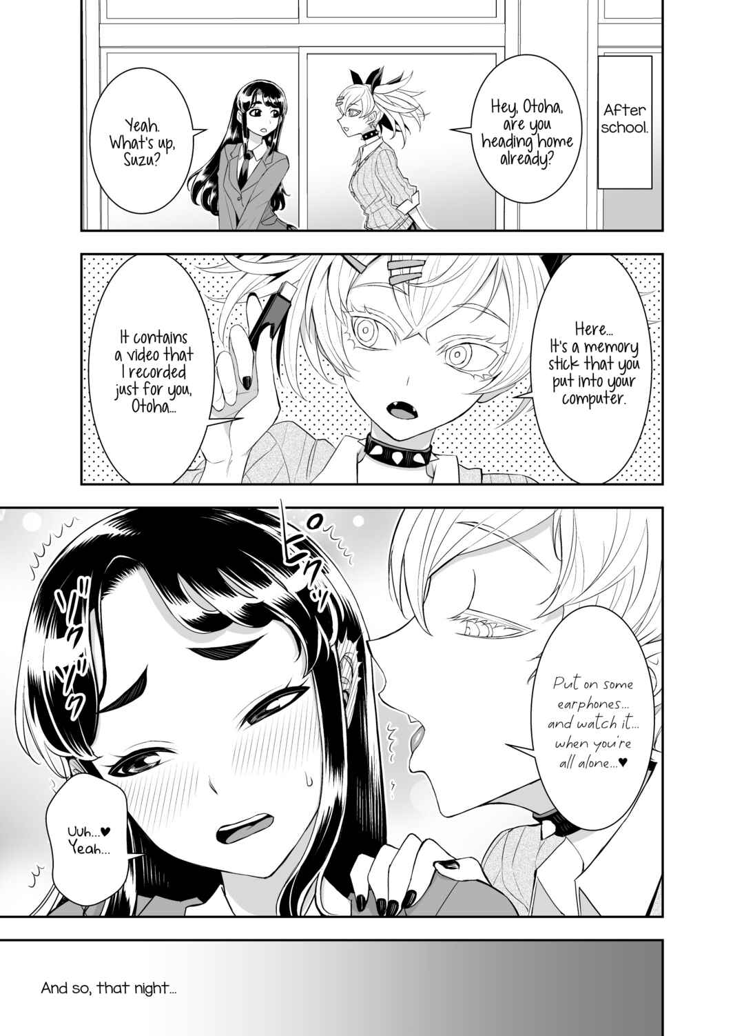 Page 1 Chapter 1 The Class Rep With Weak Ears and The Punk Gyaru-chan Who Attacks Ears