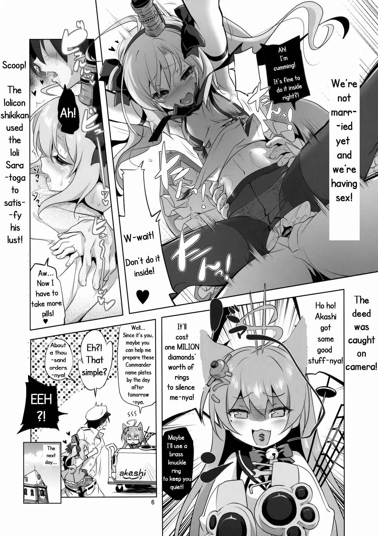Page 6 Chapter Unknown_930e Azur Lane - Saratoga-chans Grand Prank Strategy!?