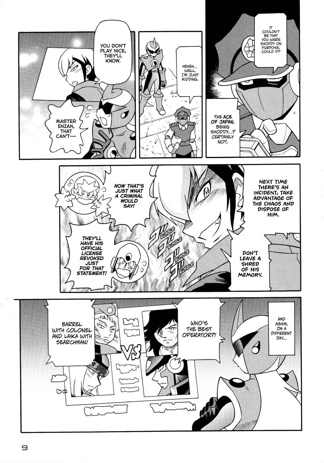 Page 10 Chapter Unknown_7052 Mega Man Battle Network Special Arc: The Runaway Blues
