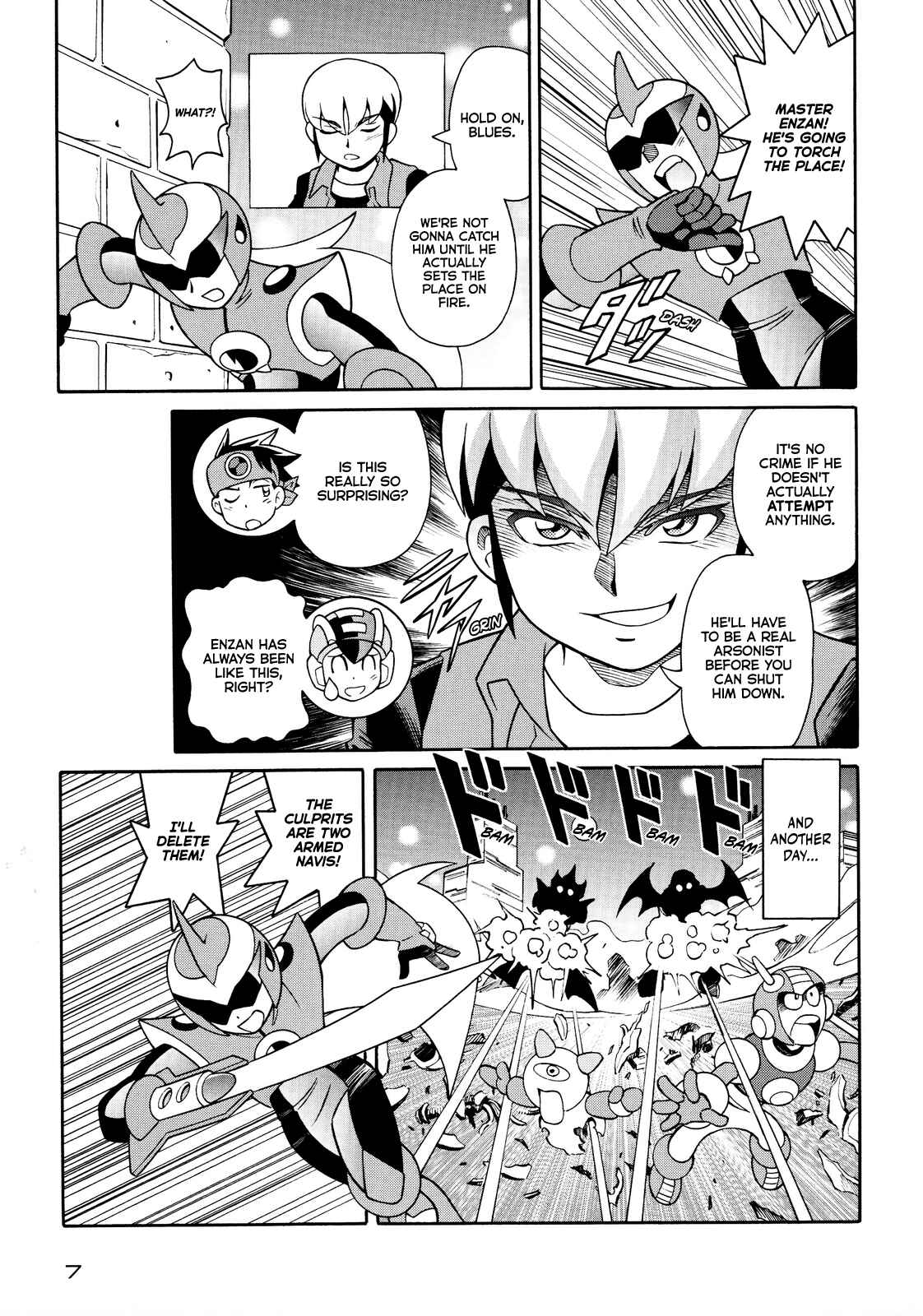 Page 8 Chapter Unknown_7052 Mega Man Battle Network Special Arc: The Runaway Blues