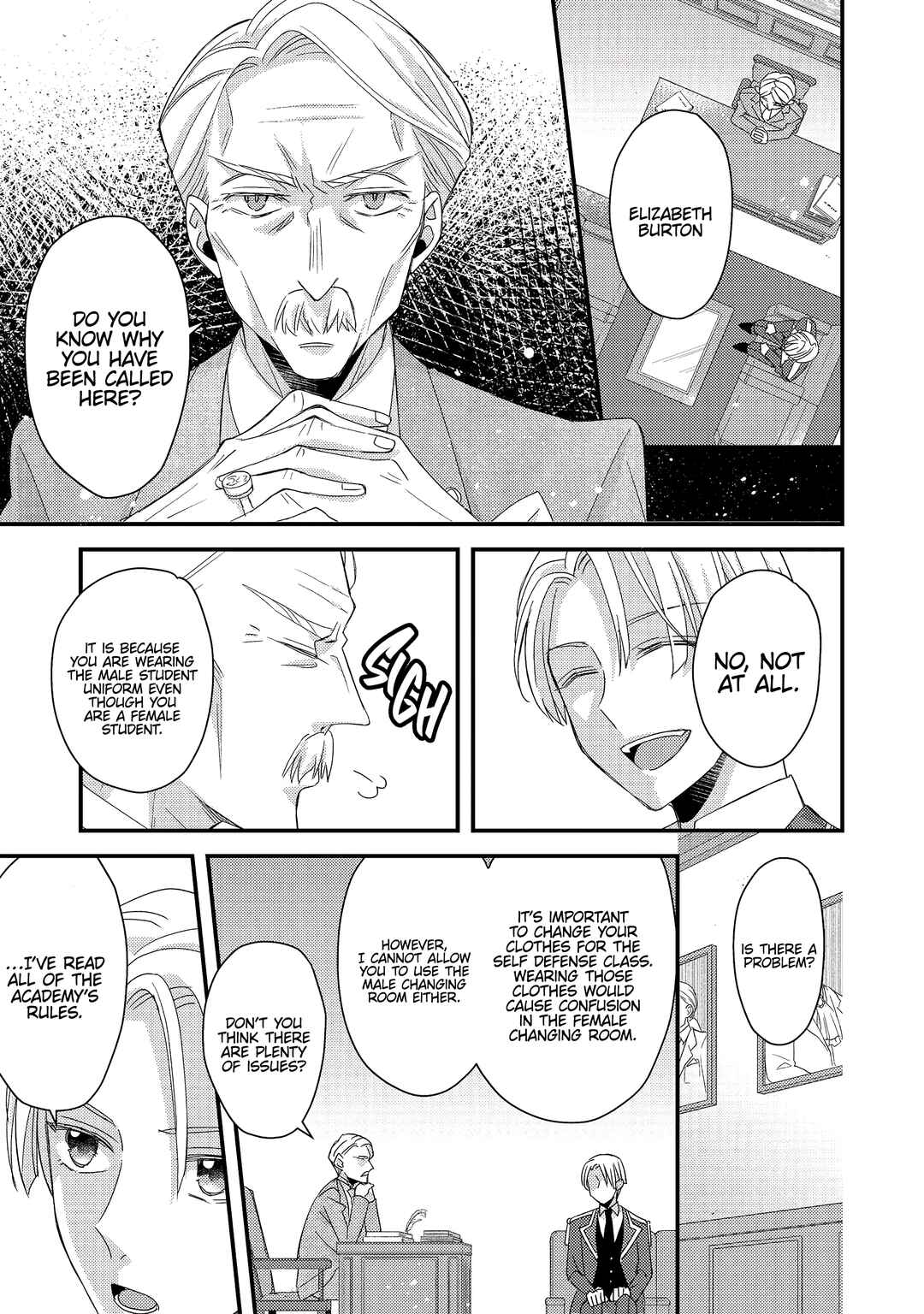 Page 14 Chapter 5 Mob Douzen no Akuyaku Reijou wa Dansou Shite Kouryaku Taishou no Za o Nerau