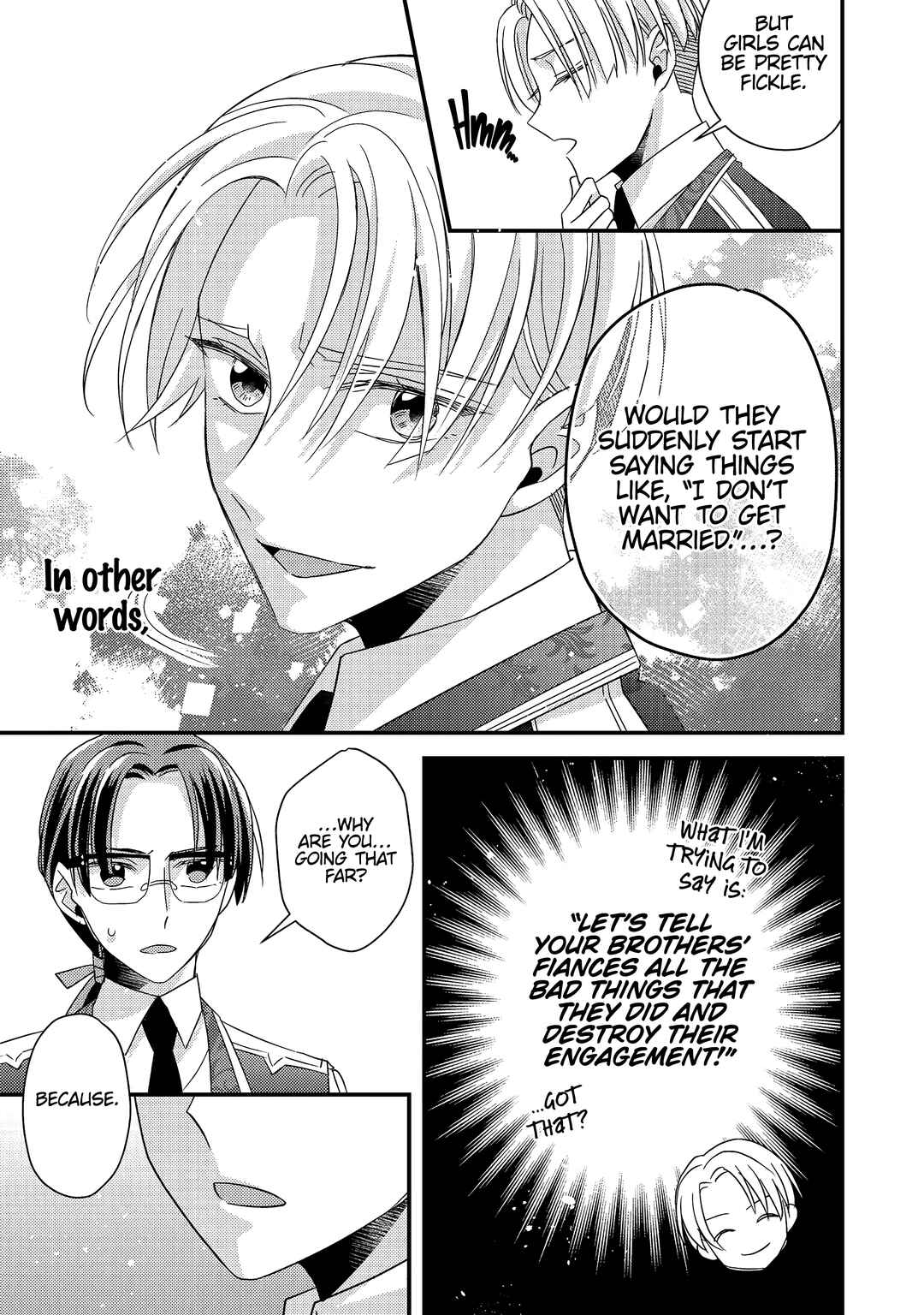 Page 46 Chapter 5 Mob Douzen no Akuyaku Reijou wa Dansou Shite Kouryaku Taishou no Za o Nerau