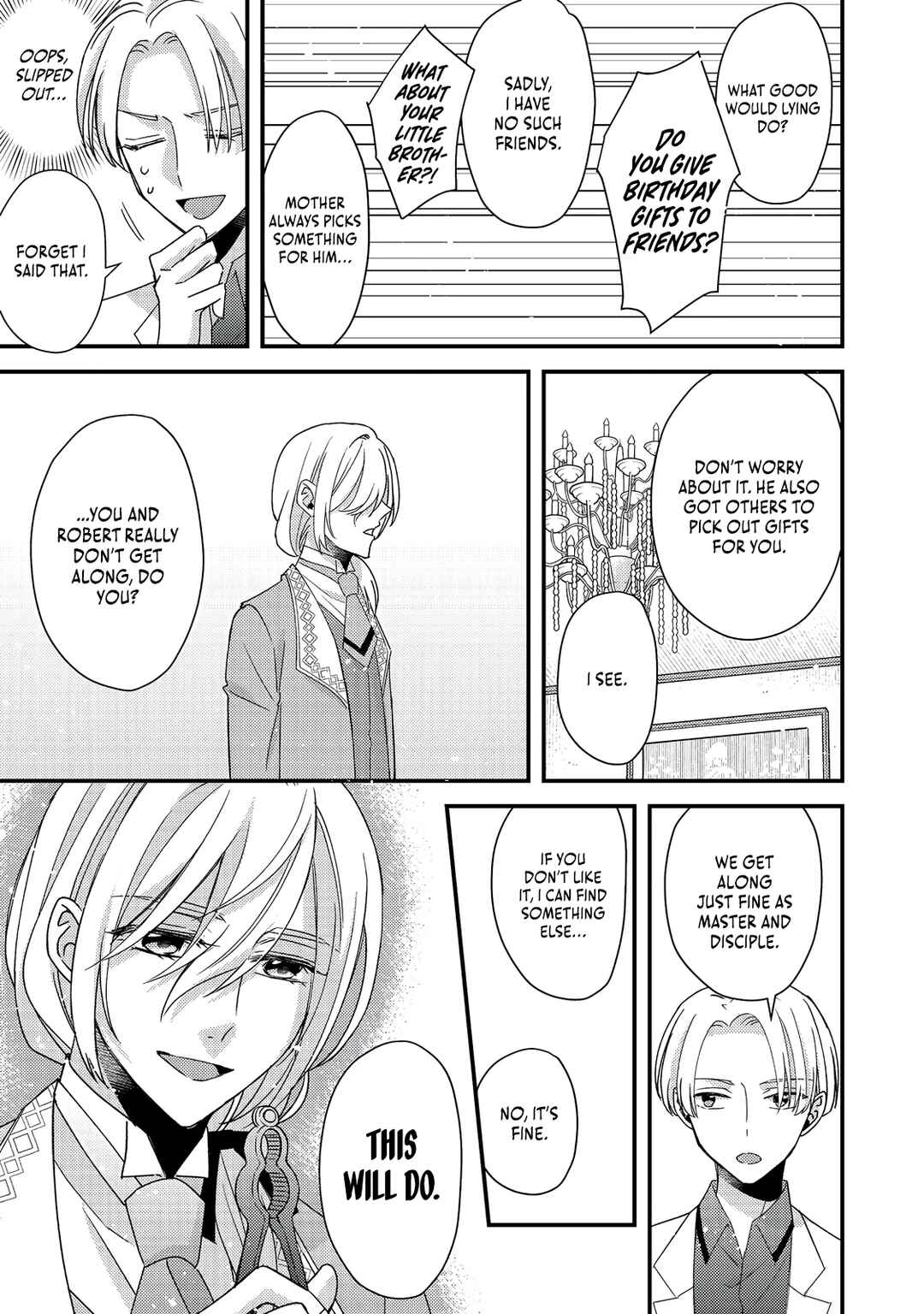 Page 12 Chapter 9 Mob Douzen no Akuyaku Reijou wa Dansou Shite Kouryaku Taishou no Za o Nerau