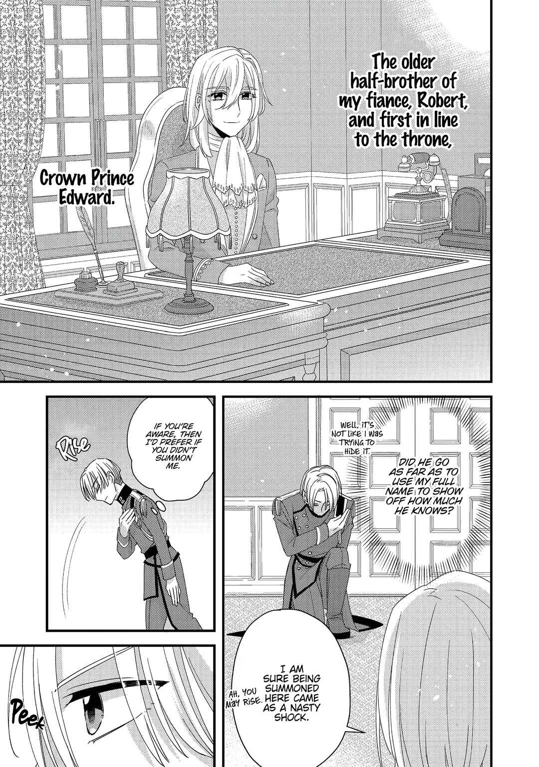 Page 4 Chapter 4 Mob Douzen no Akuyaku Reijou wa Dansou Shite Kouryaku Taishou no Za o Nerau