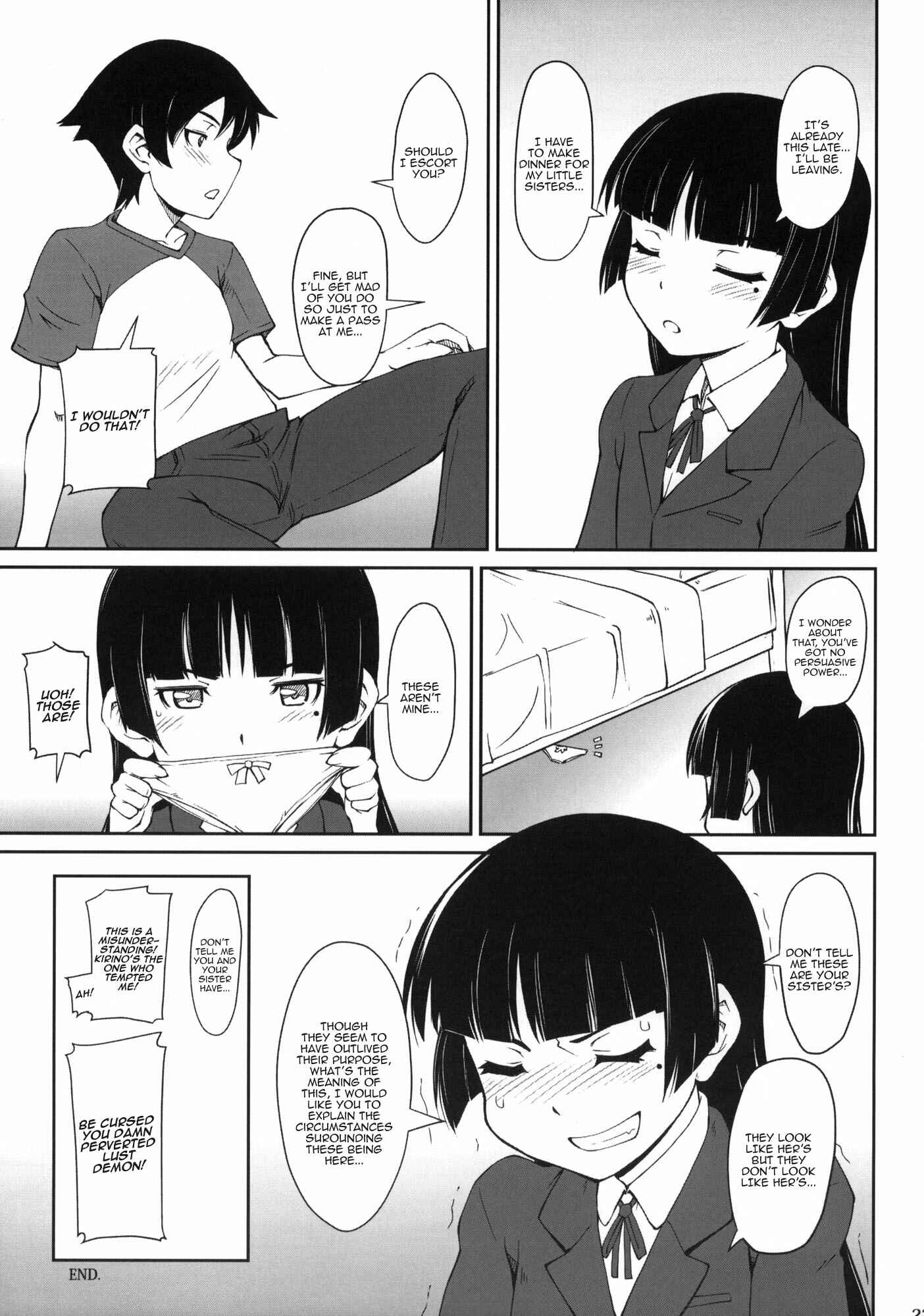 Page 22 Chapter Unknown_dd33 Ore no Imouto ga Konna ni Kawaii Wake ga Nai - Urusai wane Norou wayo (Doujinshi)