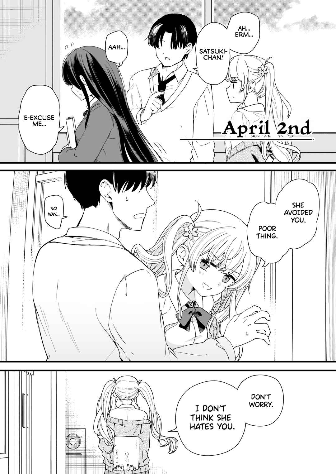 Page 1 Chapter 2 3-no Baisuu to San no Tsuku Hi dake Sasetekureru Gimai to Go no Baisuu no Hi dake Taga ga Hazureru Imouto no Tomodachi