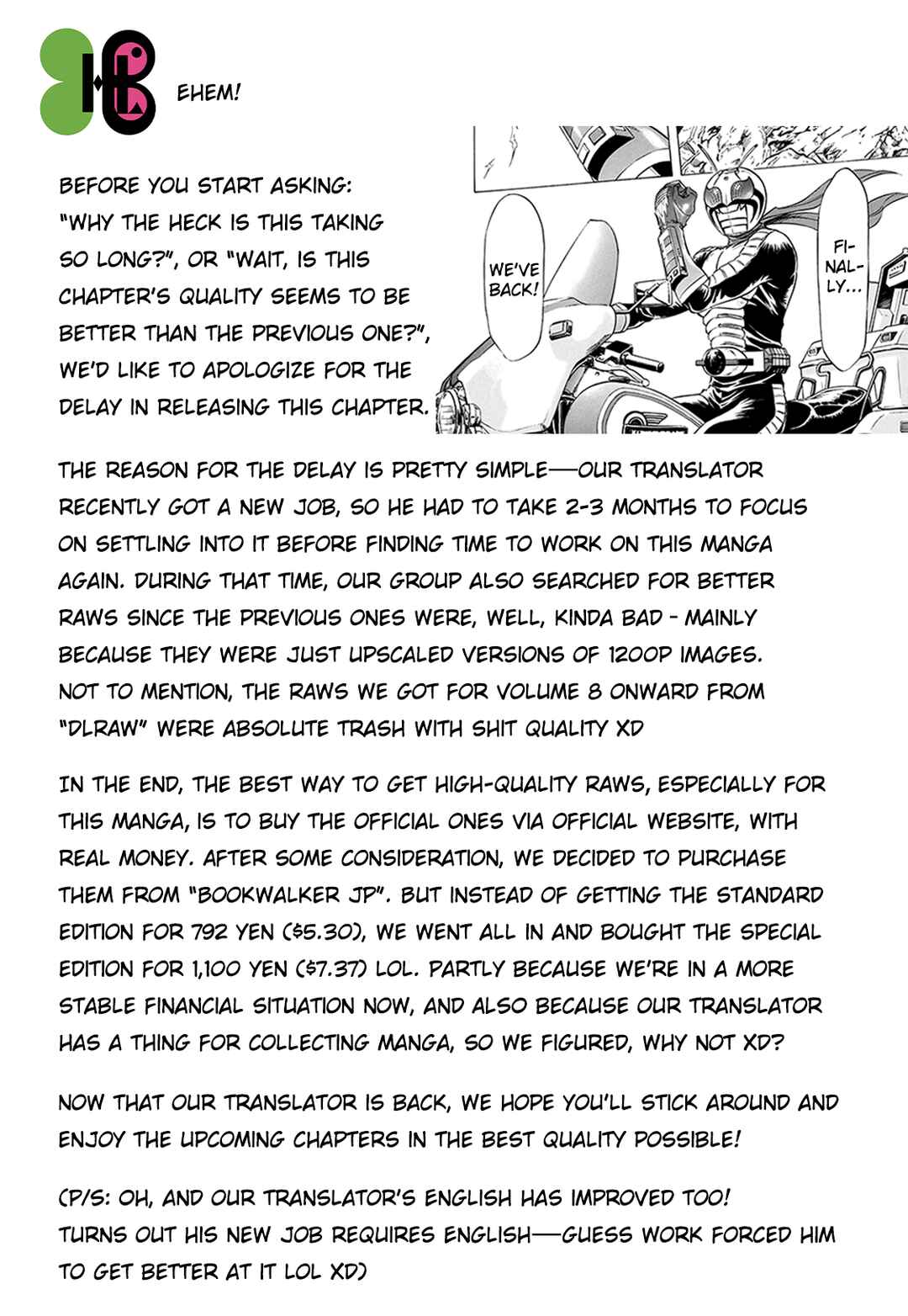 Page 61 Chapter 24 Shin Kamen Rider Spirits
