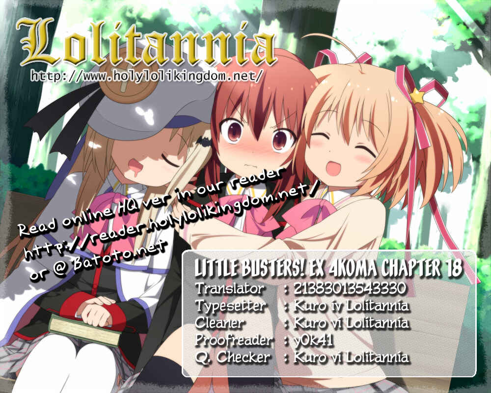 Page 1 Chapter 18 Little Busters! EX The 4koma
