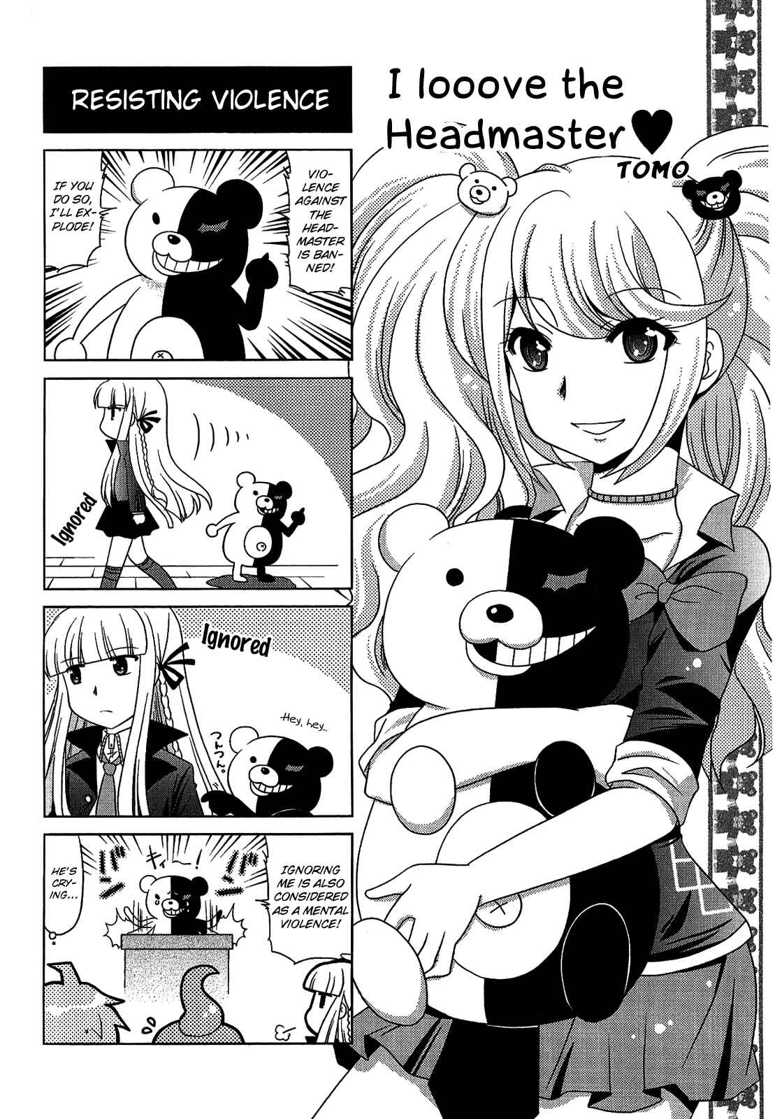 Page 1 Chapter 9 Danganronpa - The Academy of Hope and the High School Students of Despair 4-koma Kings