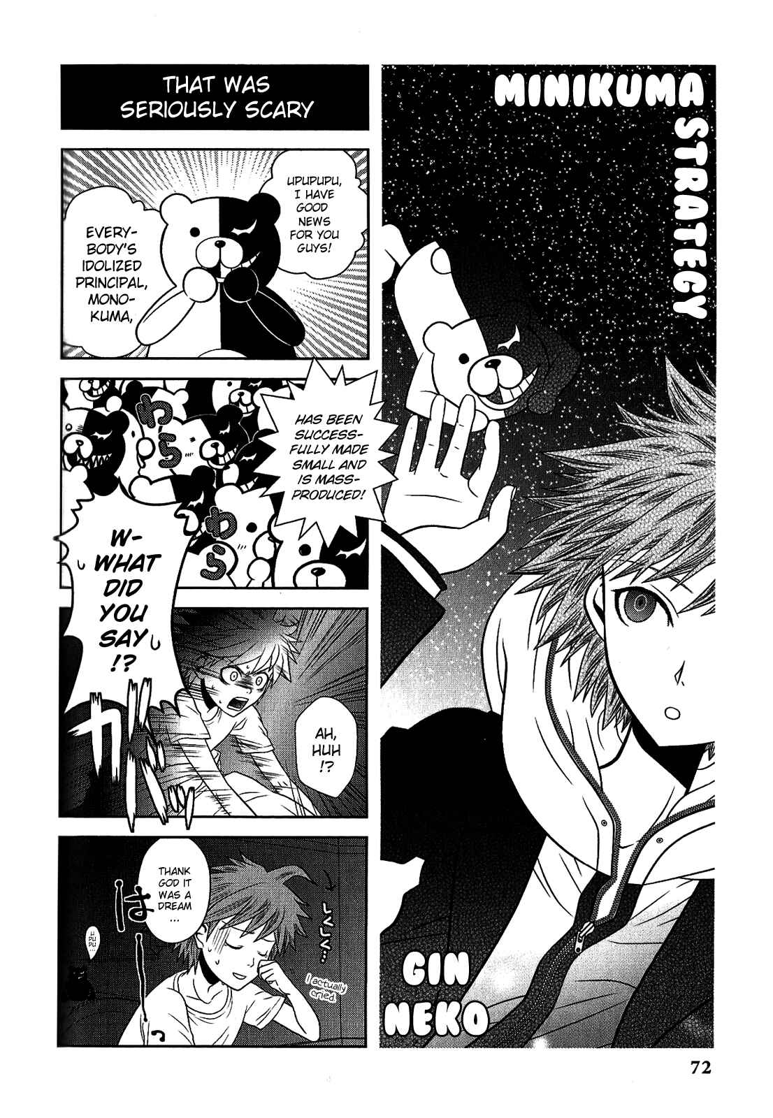 Page 1 Chapter 12 Danganronpa - The Academy of Hope and the High School Students of Despair 4-koma Kings