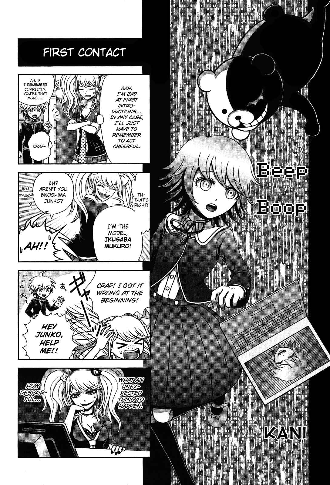 Page 1 Chapter 3 Danganronpa - The Academy of Hope and the High School Students of Despair 4-koma Kings