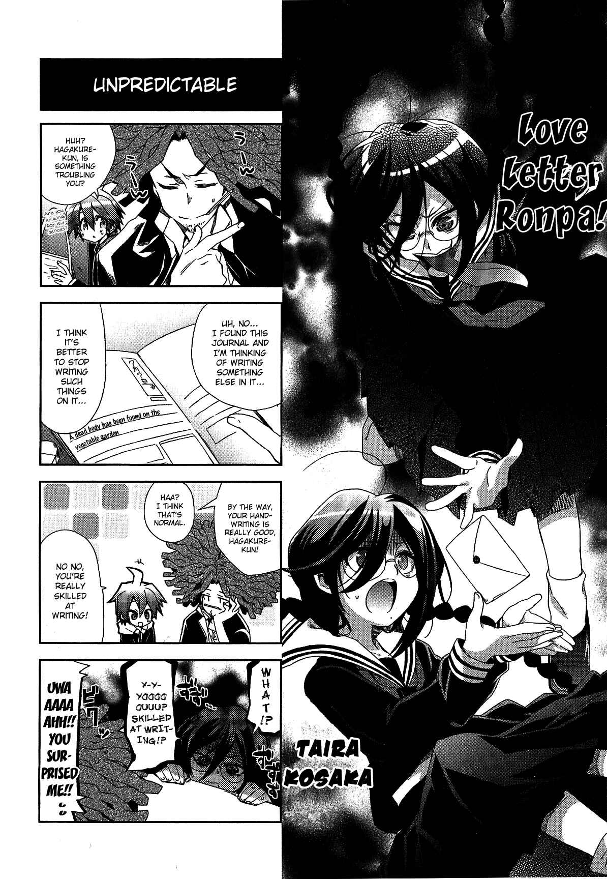 Page 1 Chapter 4 Danganronpa - The Academy of Hope and the High School Students of Despair 4-koma Kings
