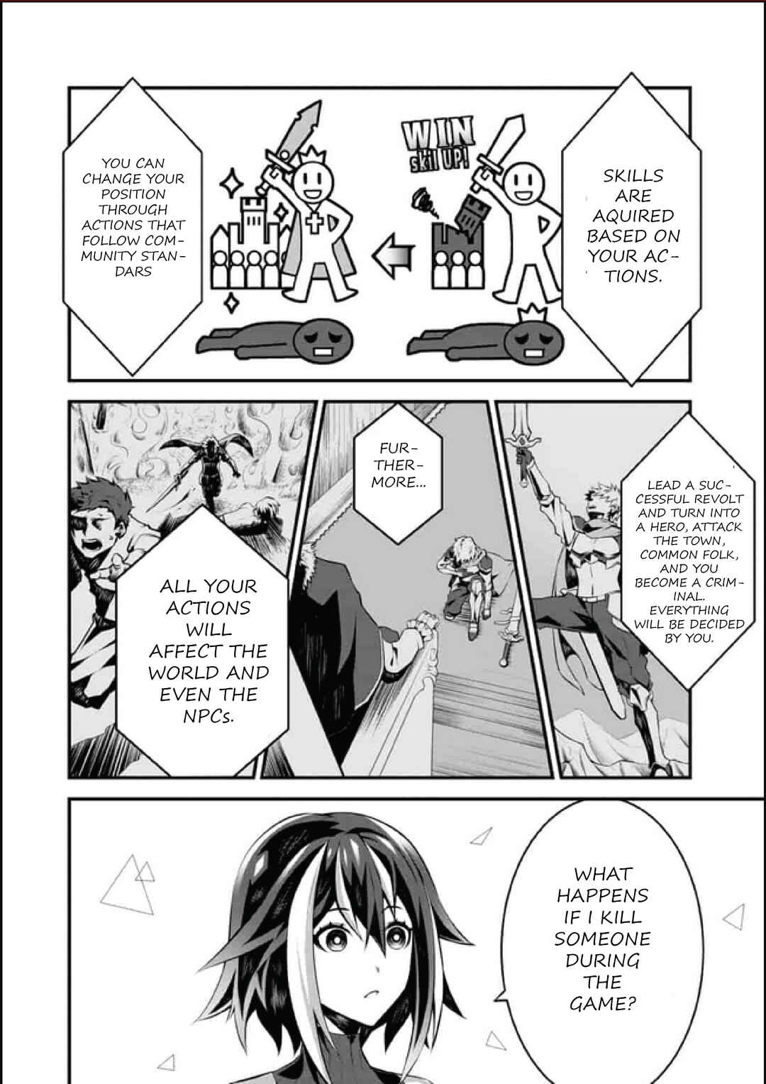 Page 9 Chapter 1.1 Genocide Online: Gokuaku Reijou no Play Nikki