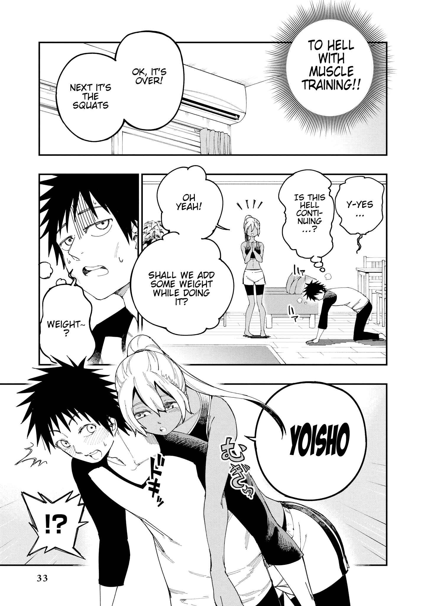 Page 11 Chapter 2 Kintore Joshi to Ecchi na Micchaku Training Shichaimashita