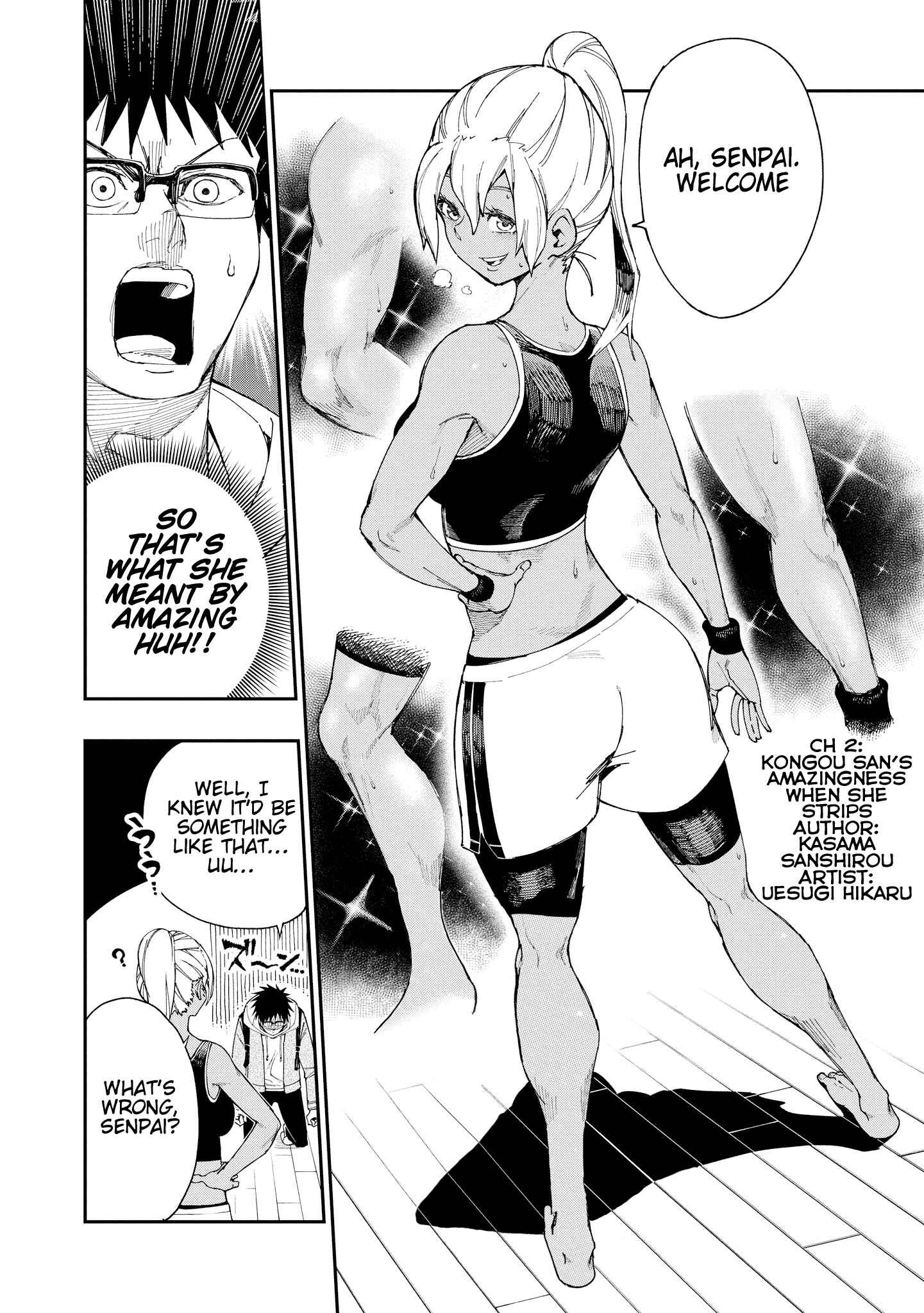 Page 6 Chapter 2 Kintore Joshi to Ecchi na Micchaku Training Shichaimashita
