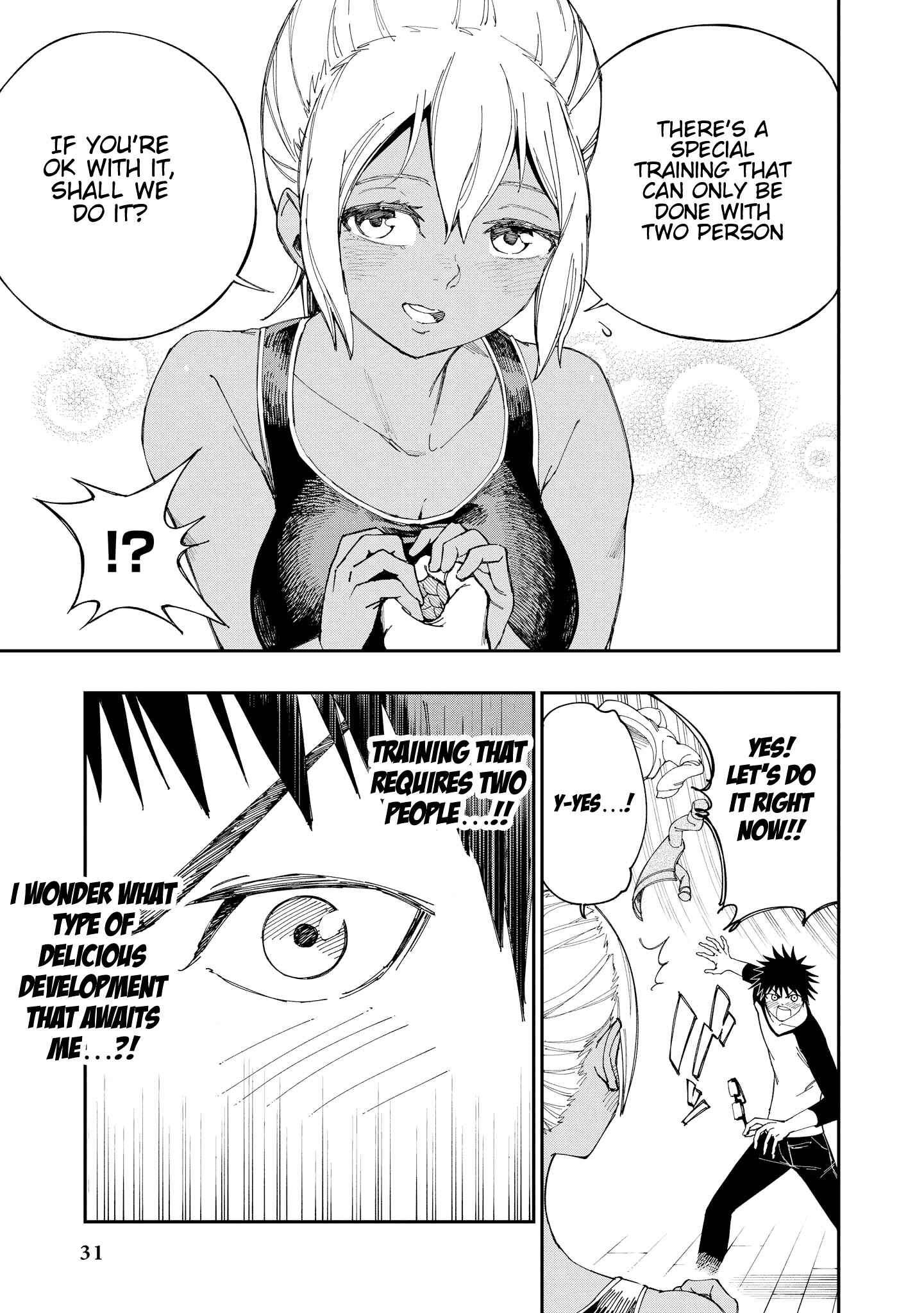 Page 9 Chapter 2 Kintore Joshi to Ecchi na Micchaku Training Shichaimashita