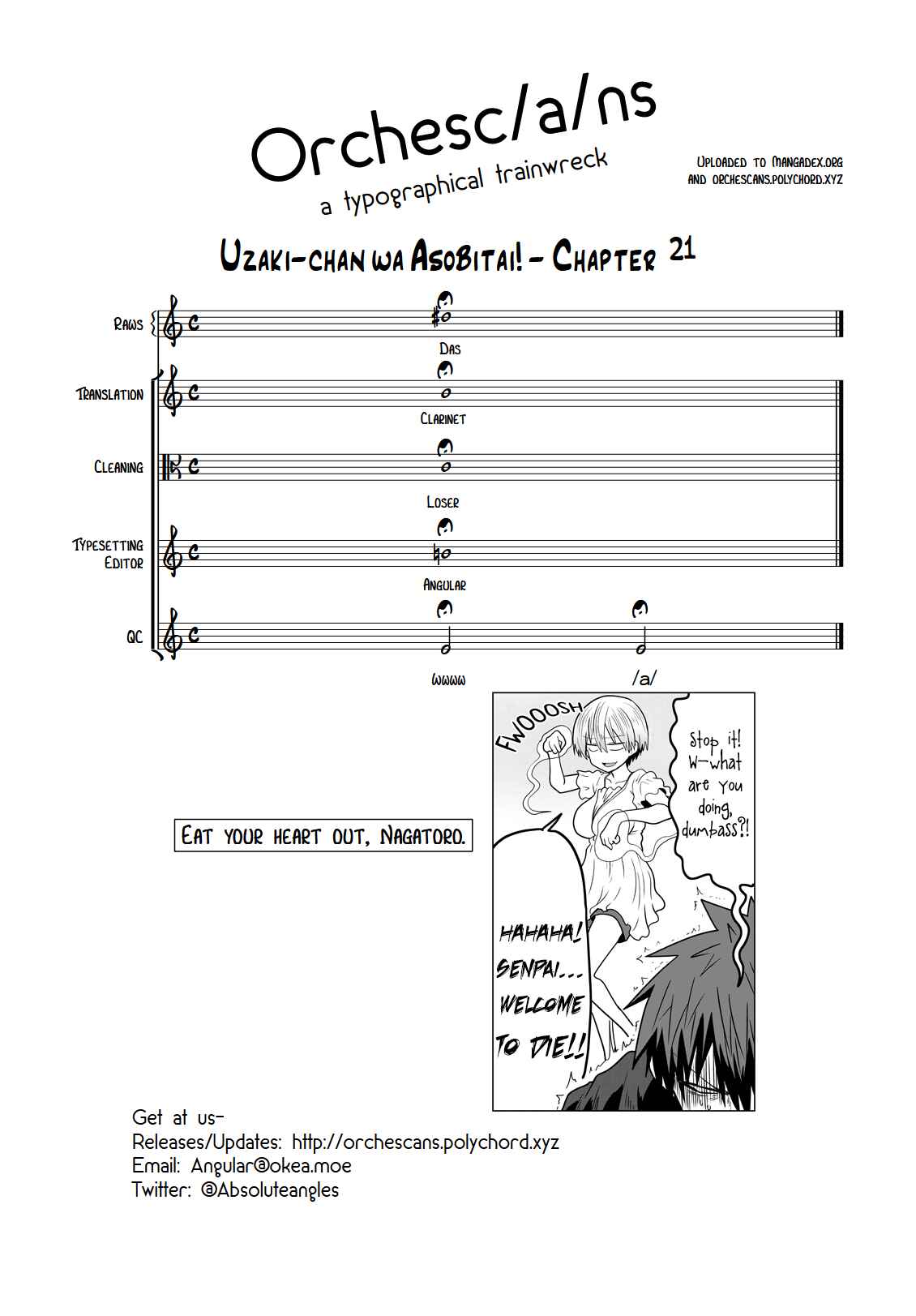 Page 13 Chapter 21 Uzaki-chan wa Asobitai!