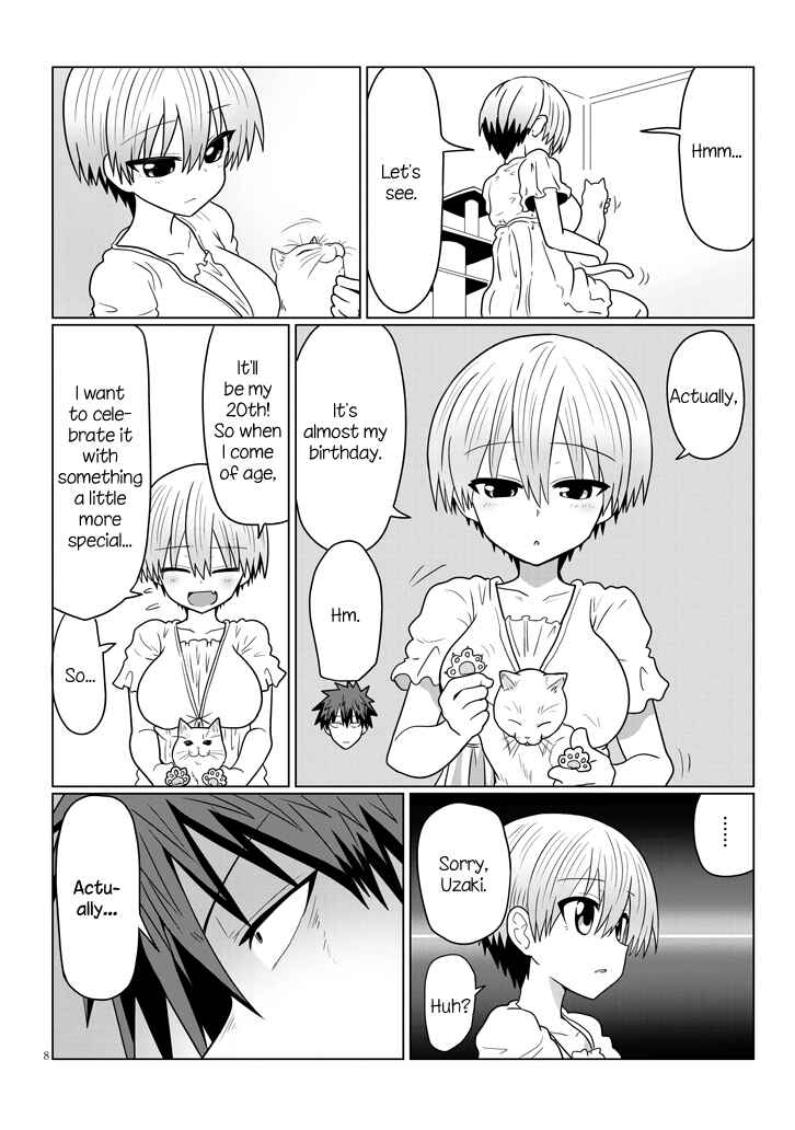 Page 8 Chapter 21 Uzaki-chan wa Asobitai!