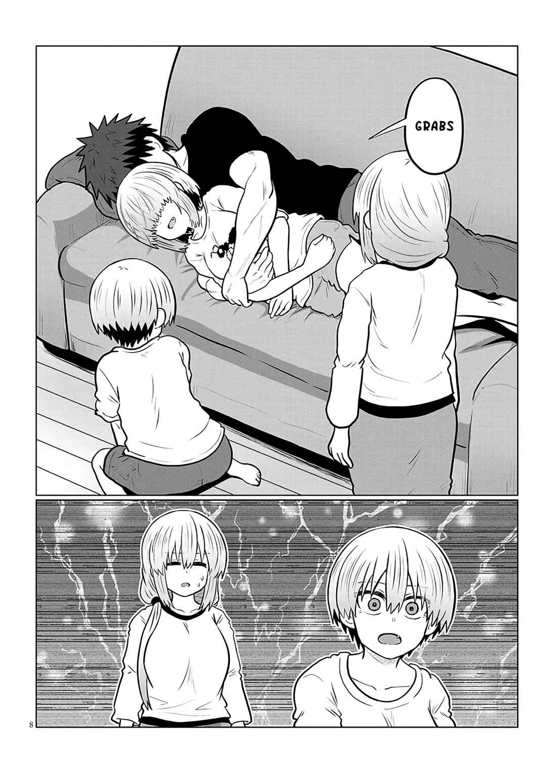 Page 8 Chapter 127 Uzaki-chan wa Asobitai!