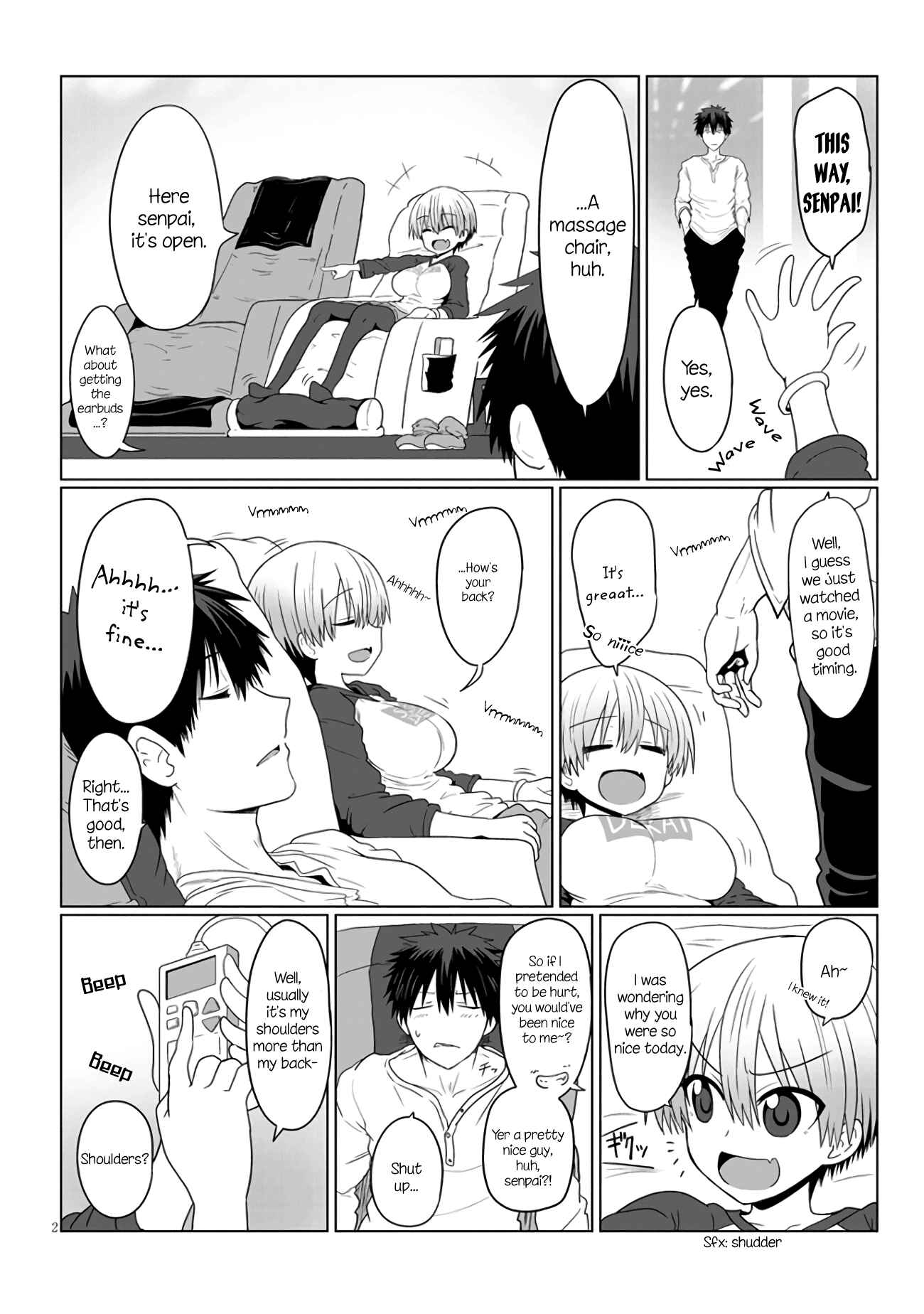 Page 2 Chapter 3.1 Uzaki-chan wa Asobitai!