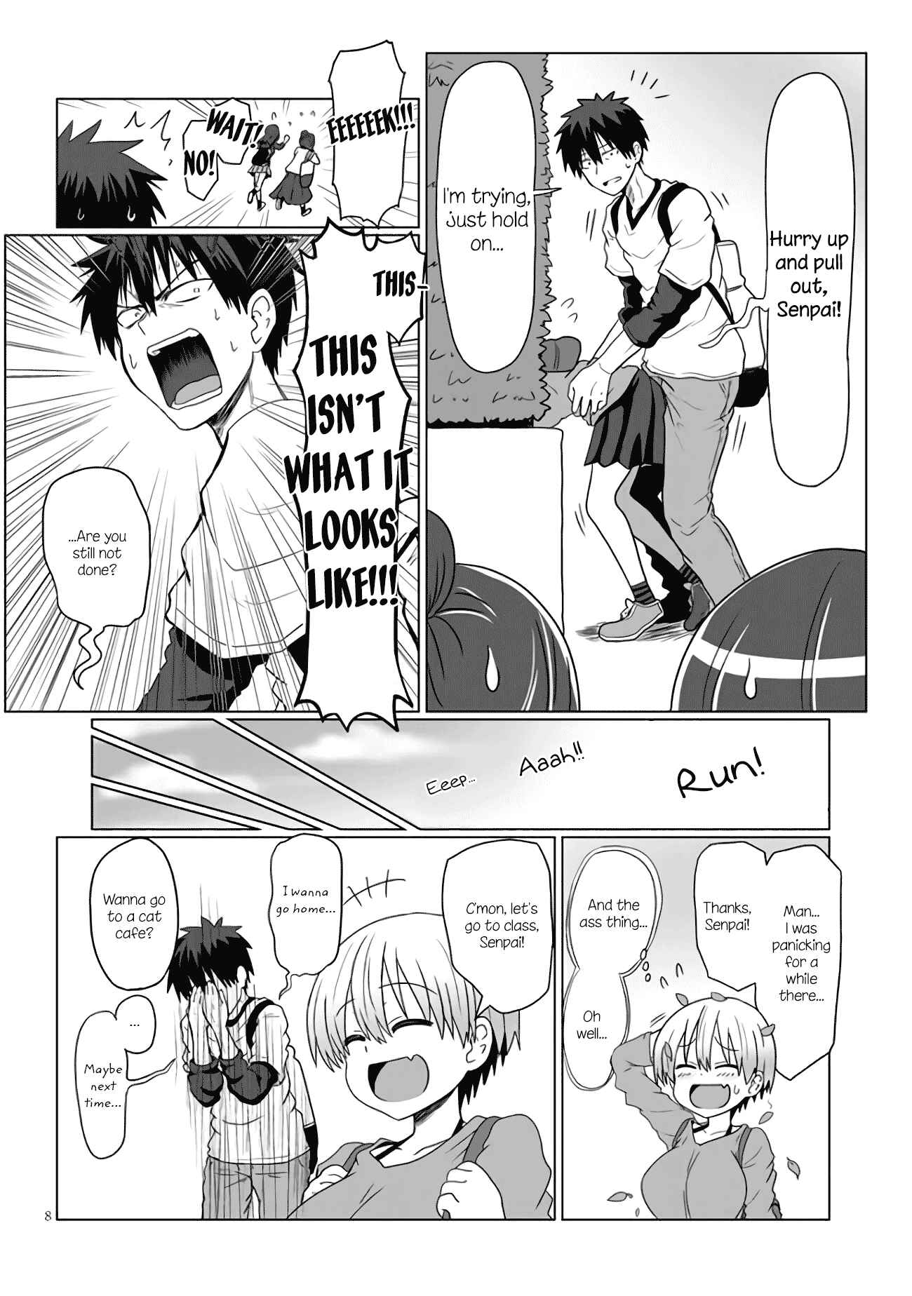 Page 8 Chapter 6 Uzaki-chan wa Asobitai!