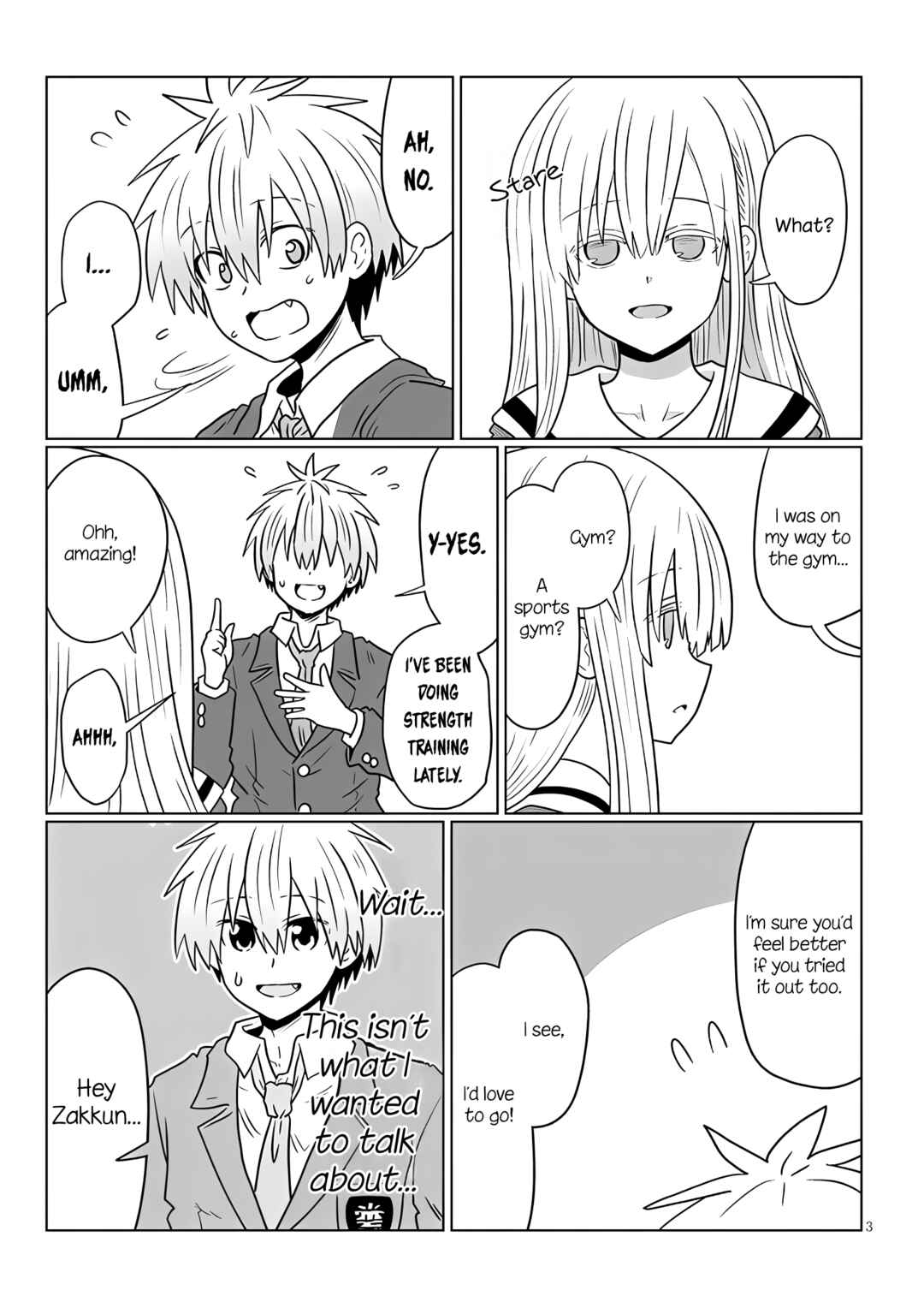 Page 3 Chapter 122 Uzaki-chan wa Asobitai!